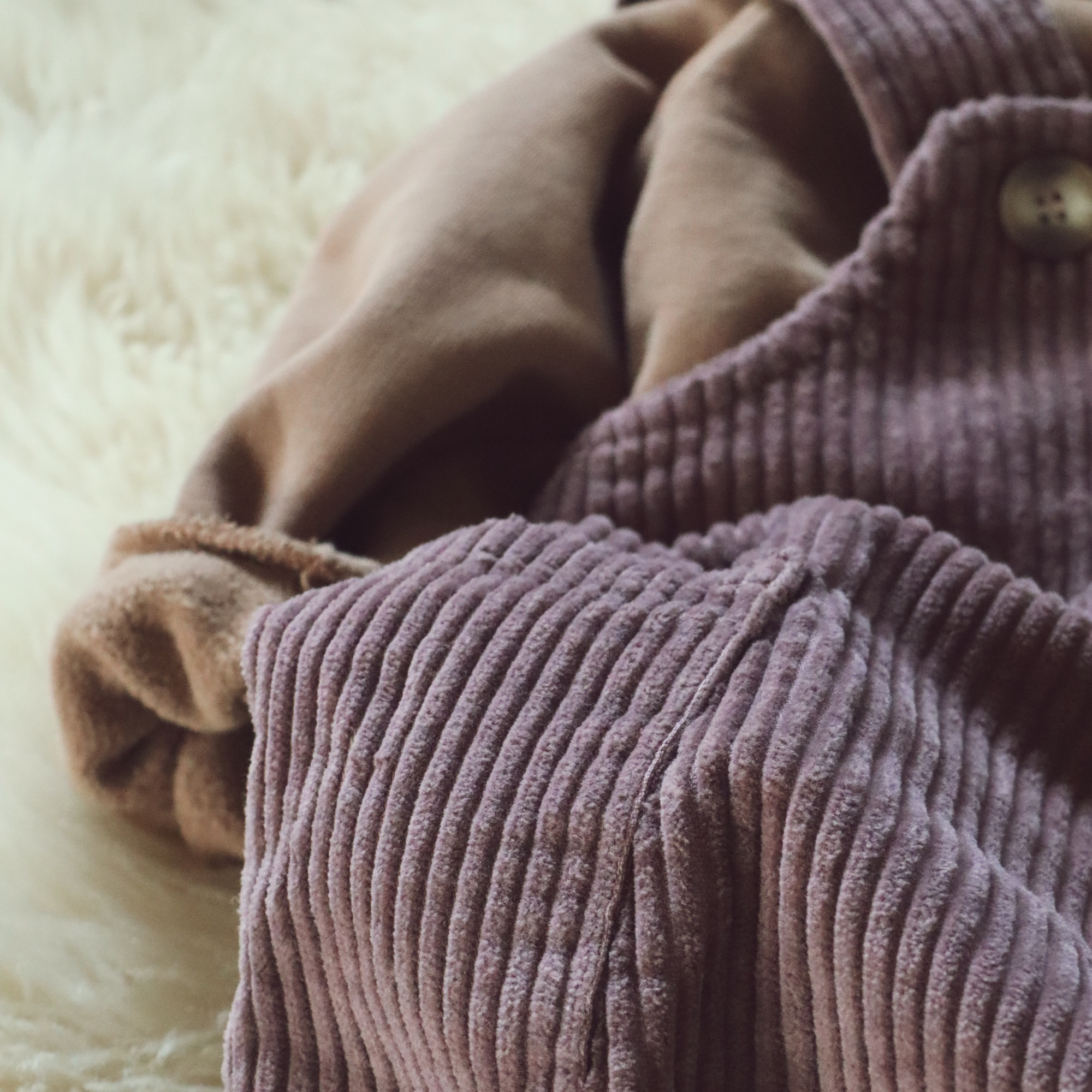 Poudre Organic COMBINAISON CACTUS VELOURS CÔTELÉ Twilight Mauve