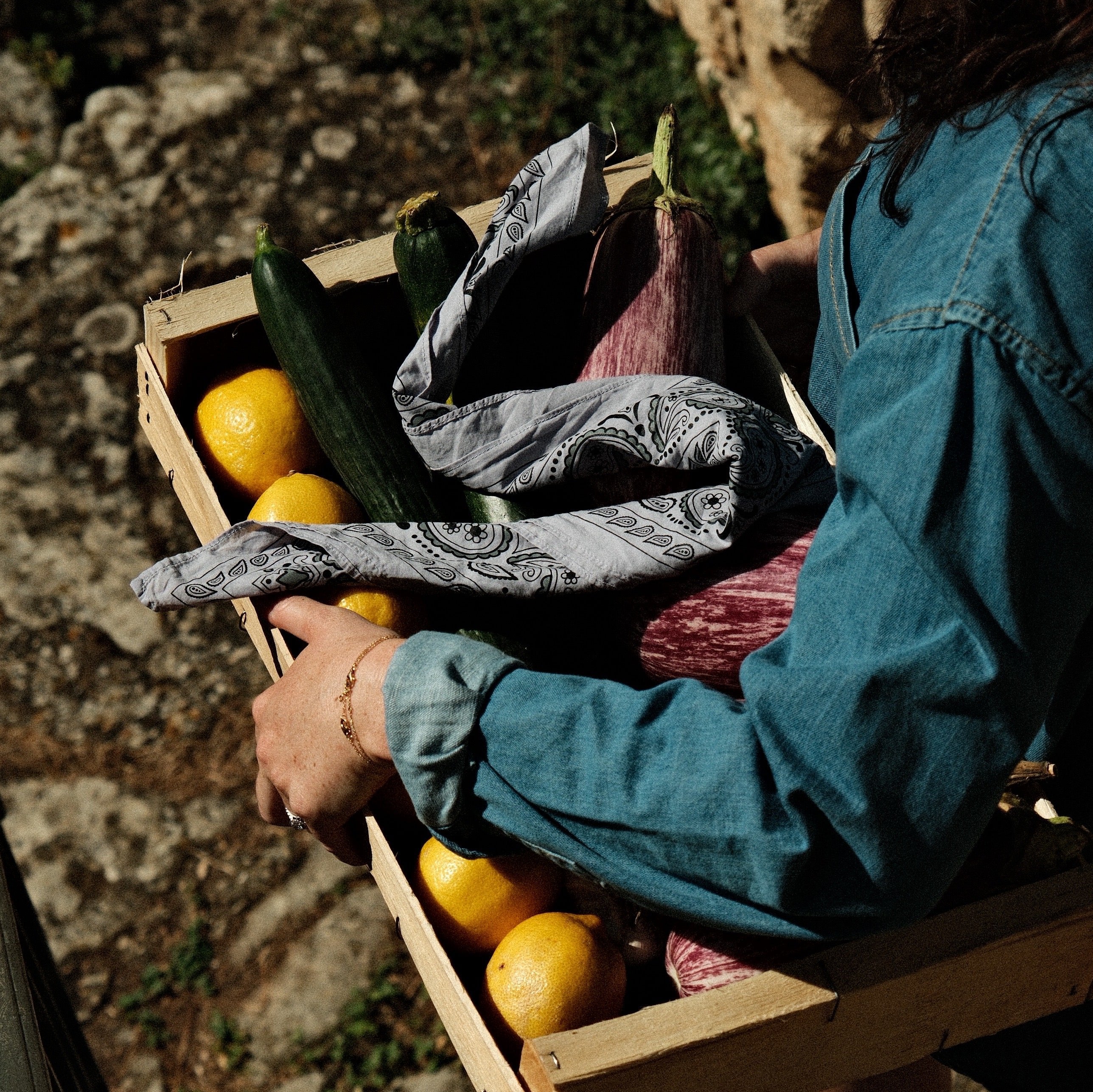 Poudre Organic FOULARD BANDANA Bandana Lavender Aura