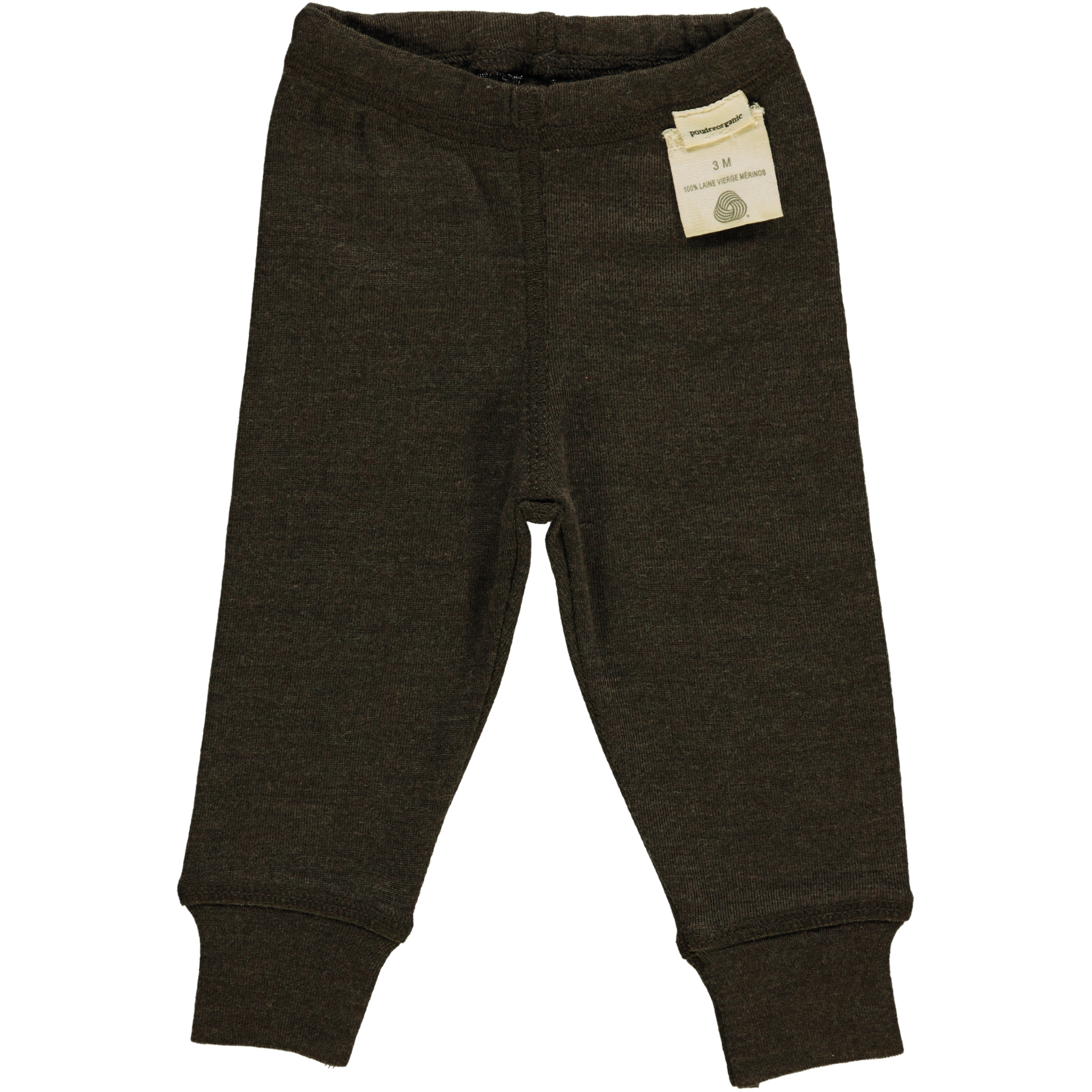 poudre organic LEGGING BASILIC MÉRINOS Marron Chiné