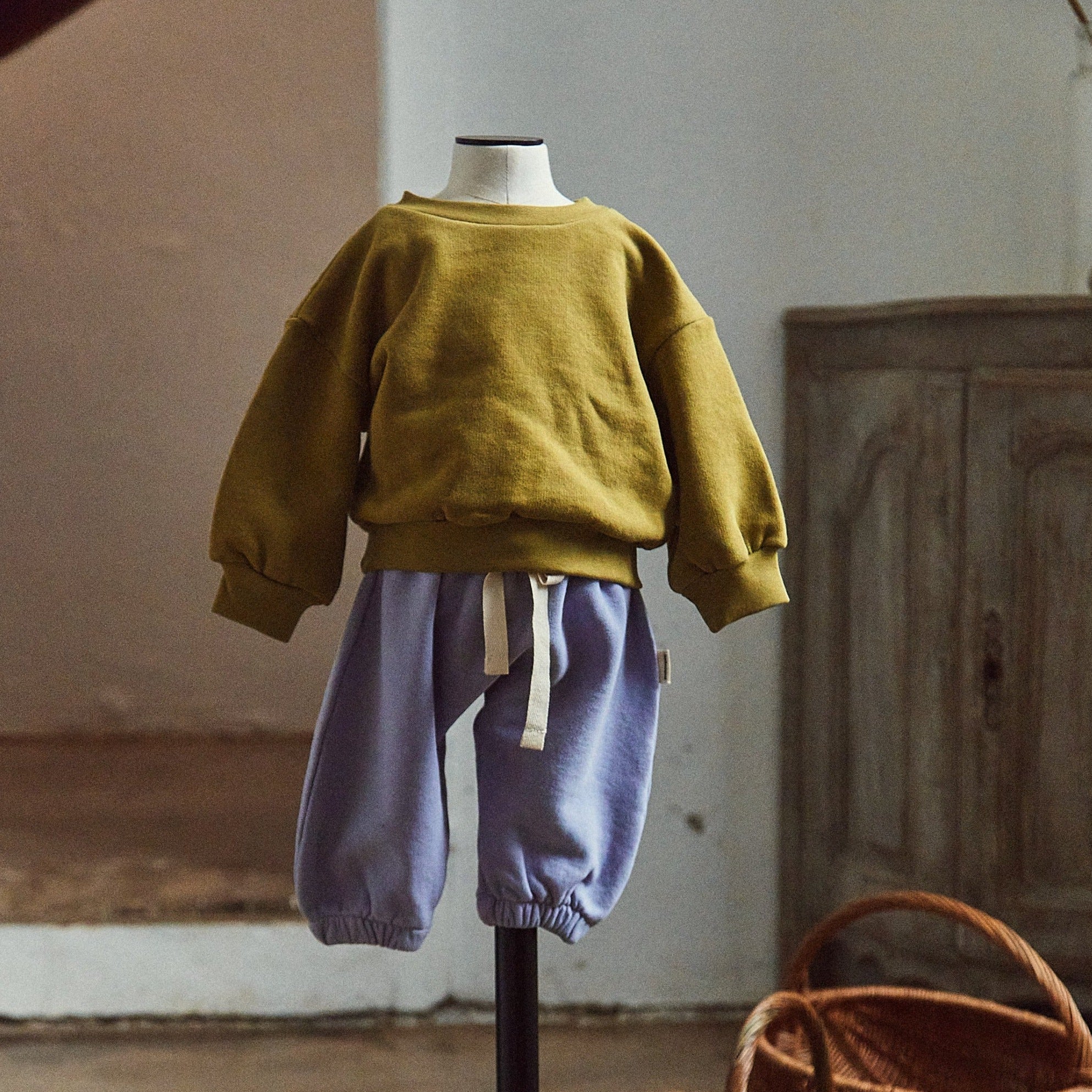 Poudre Organic PANTALON CANNELLE MOLLETON Lavender Aura