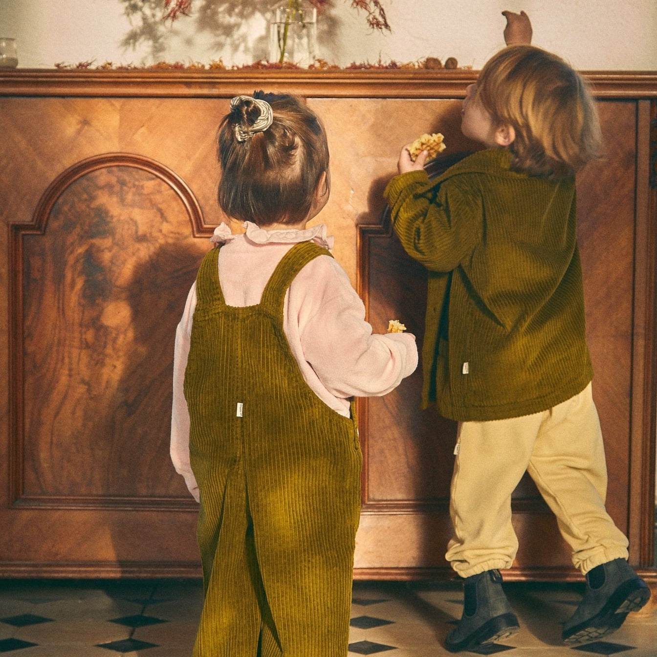 Poudre Organic PANTALON CANNELLE MOLLETON Sahara Sun