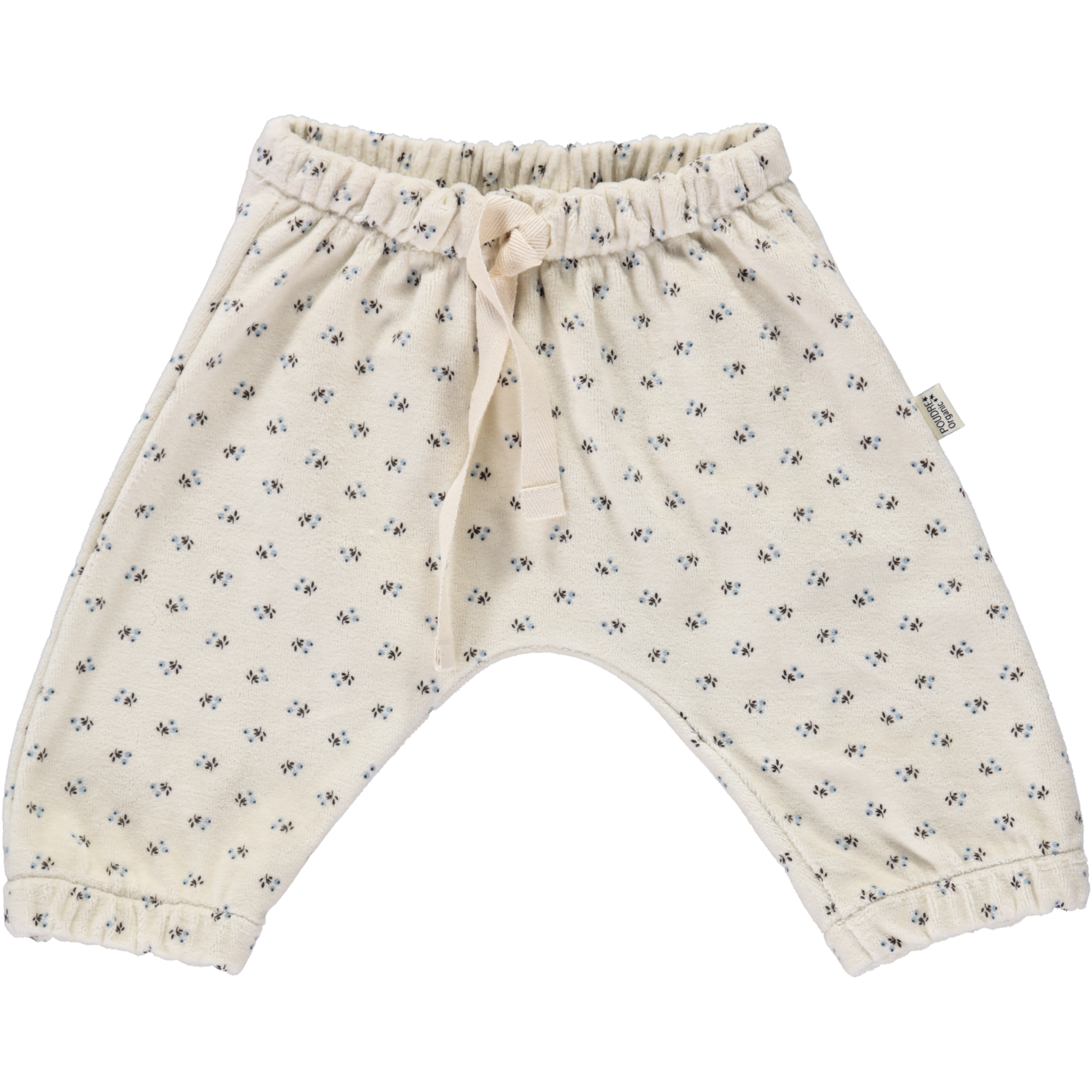 poudre organic PANTALON CANNELLE VELOURS Hors Saison Blue Surf