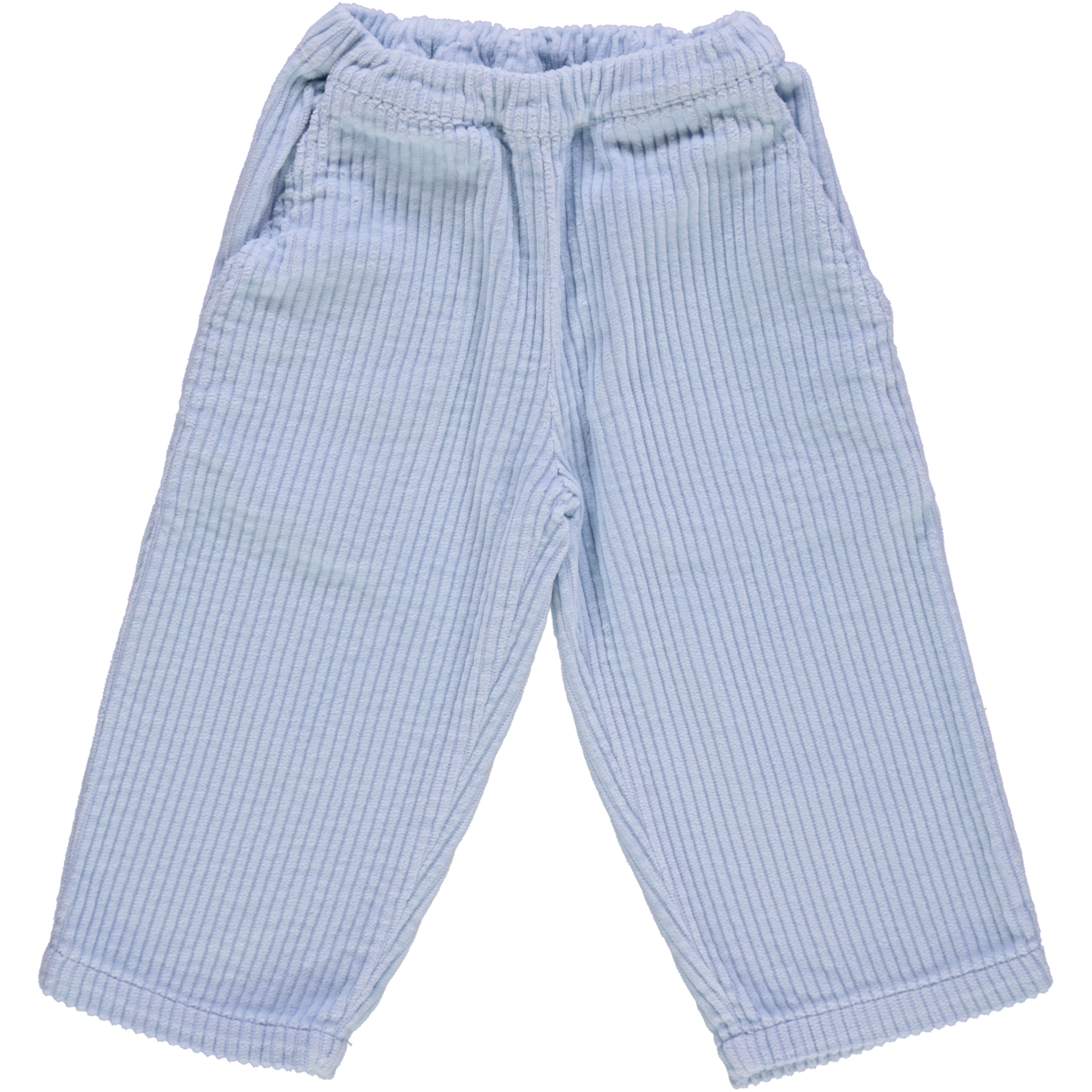 poudre organic PANTALON POMELOS VELOURS CÔTELÉ Baby Blue