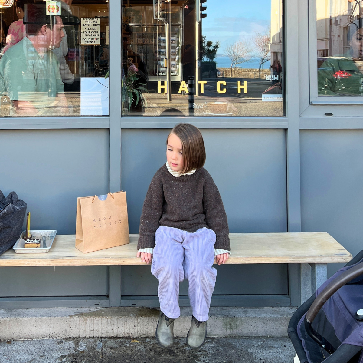 Poudre Organic PANTALON POMELOS VELOURS CÔTELÉ Lavender Aura