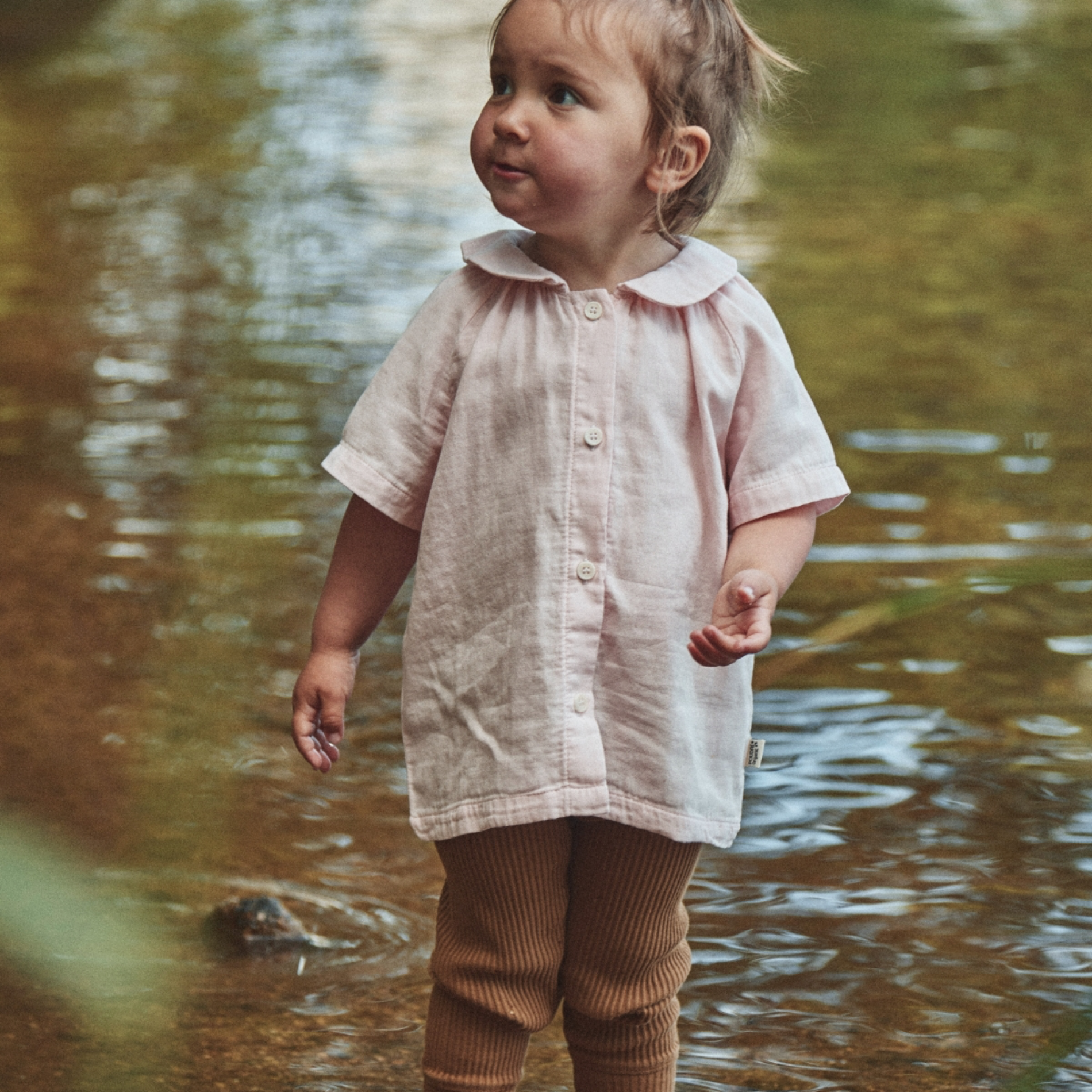 Poudre Organic BLOUSE ANCOLIE Rose Quartz