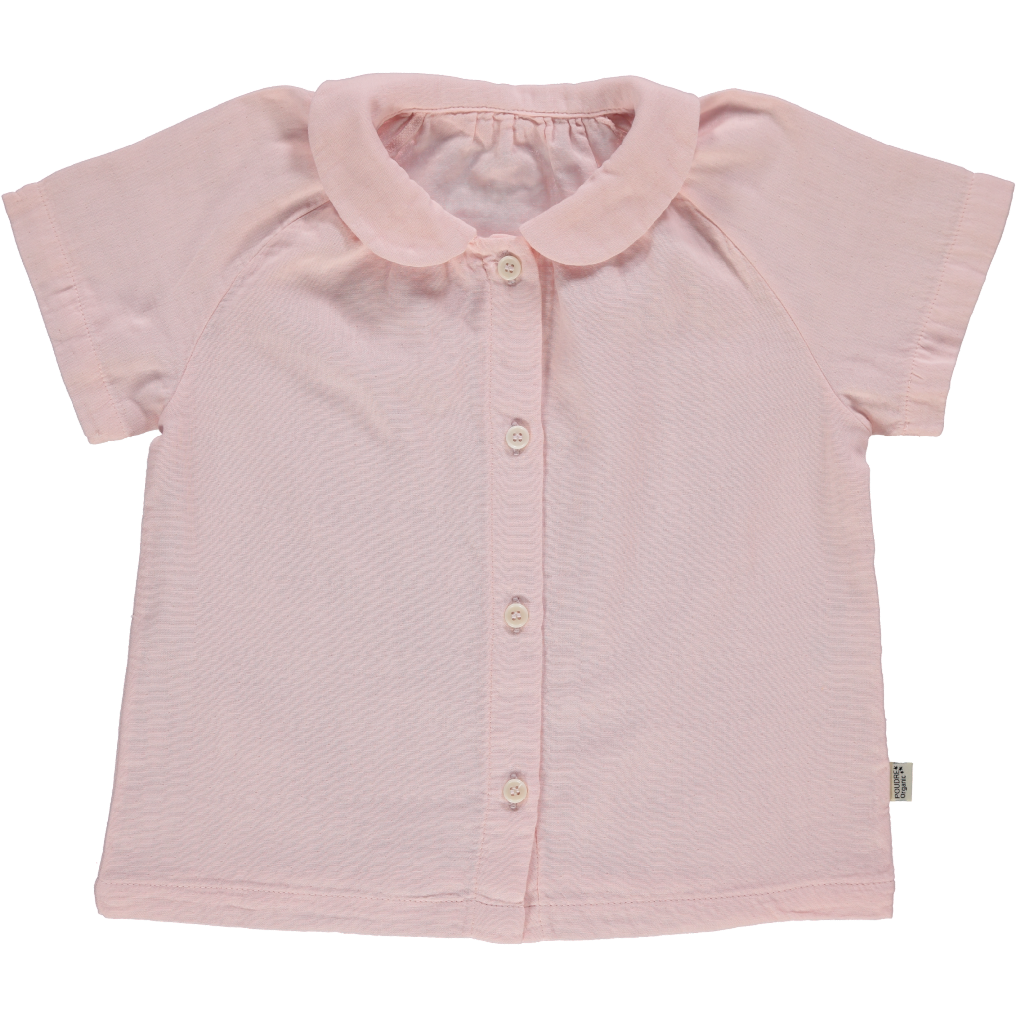 poudre organic BLOUSE ANCOLIE Rose Quartz