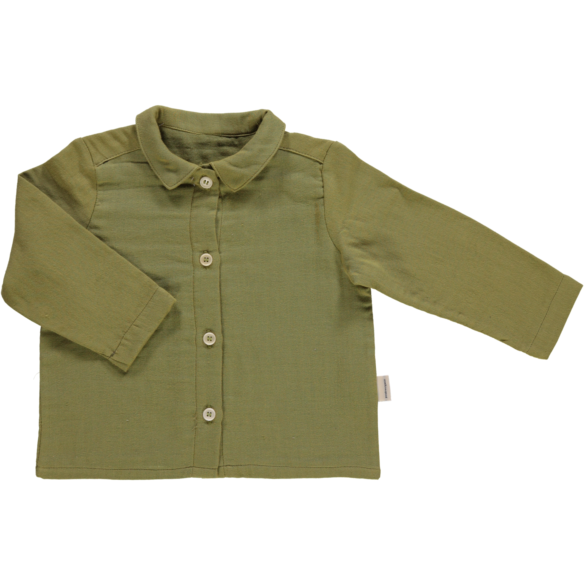 poudre organic BLOUSE BELLADONE Green Moss