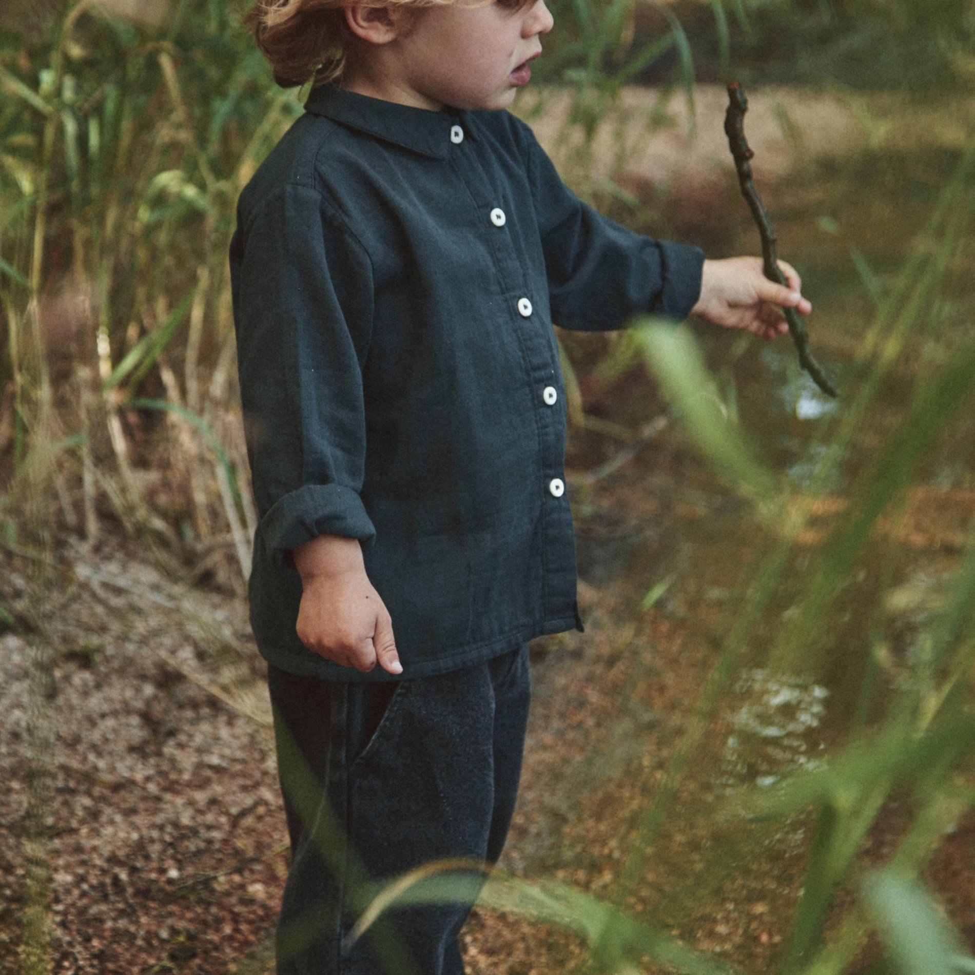 Poudre Organic BLOUSE BELLADONE Pirate Black