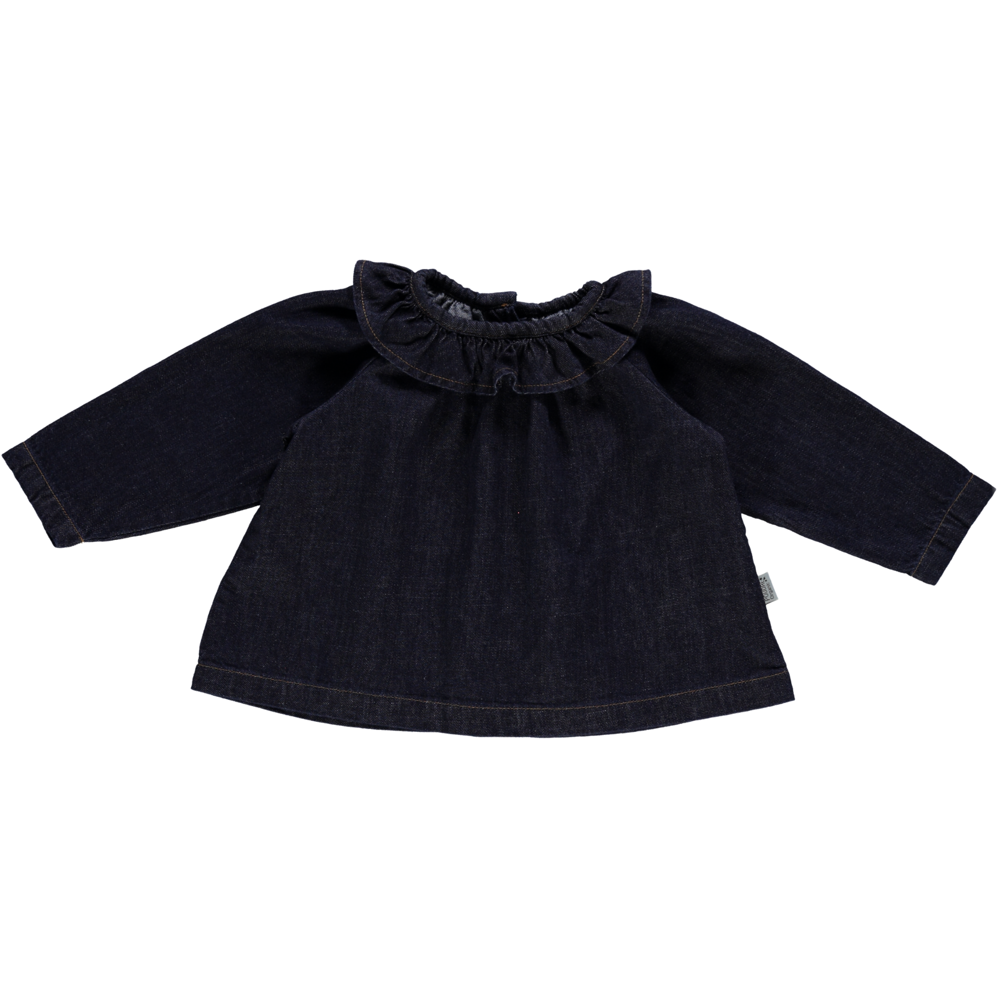 poudre organic BLOUSE CHARME Denim Dark Blue