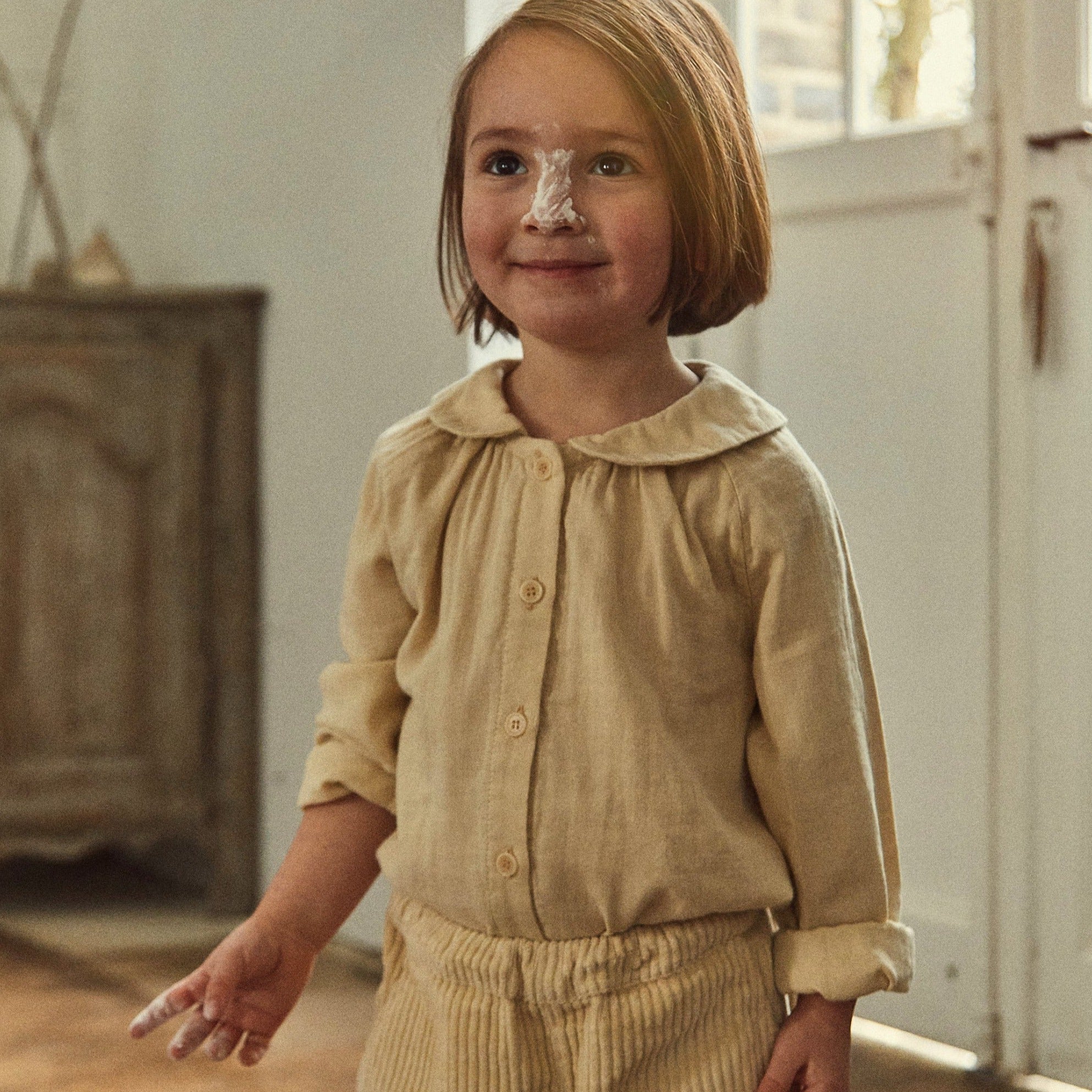 Poudre Organic BLOUSE FLEUR Biscotti