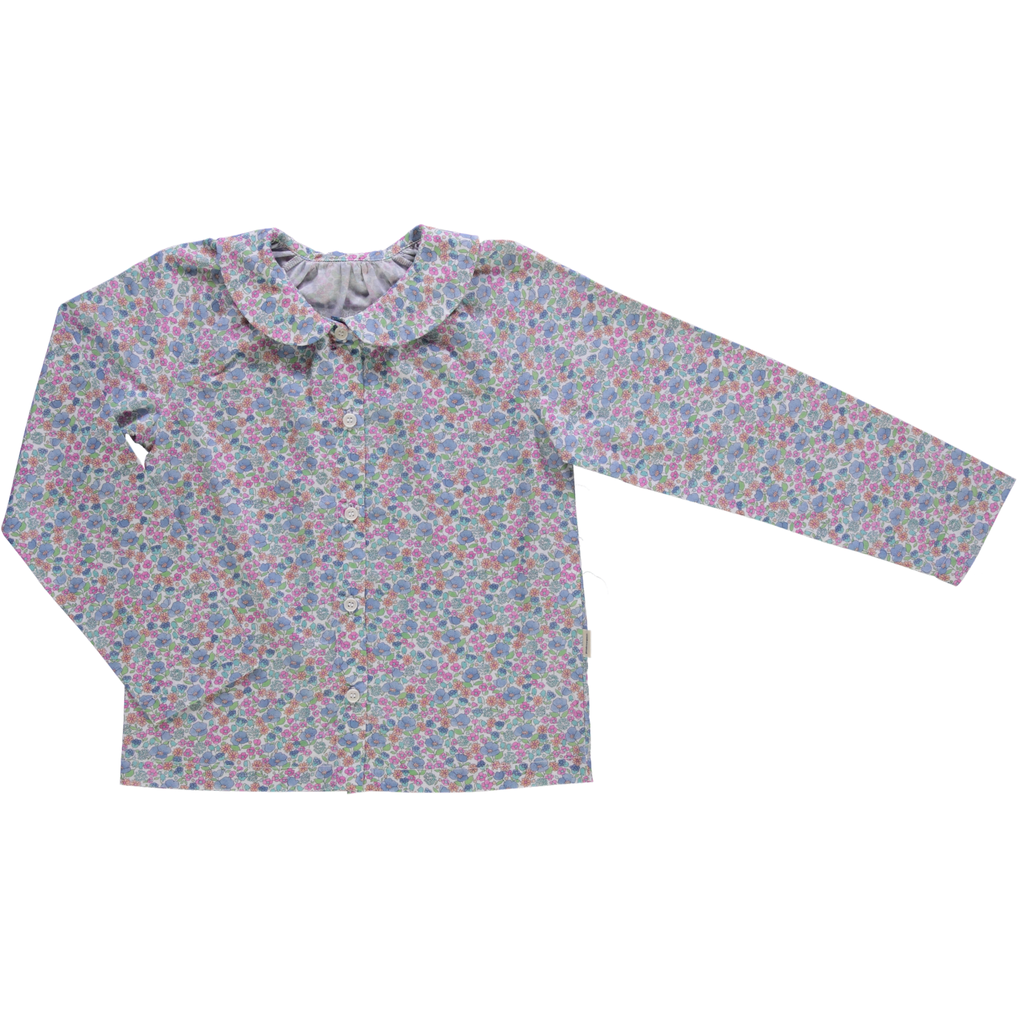 poudre organic BLOUSE FLEUR Flowery Blue