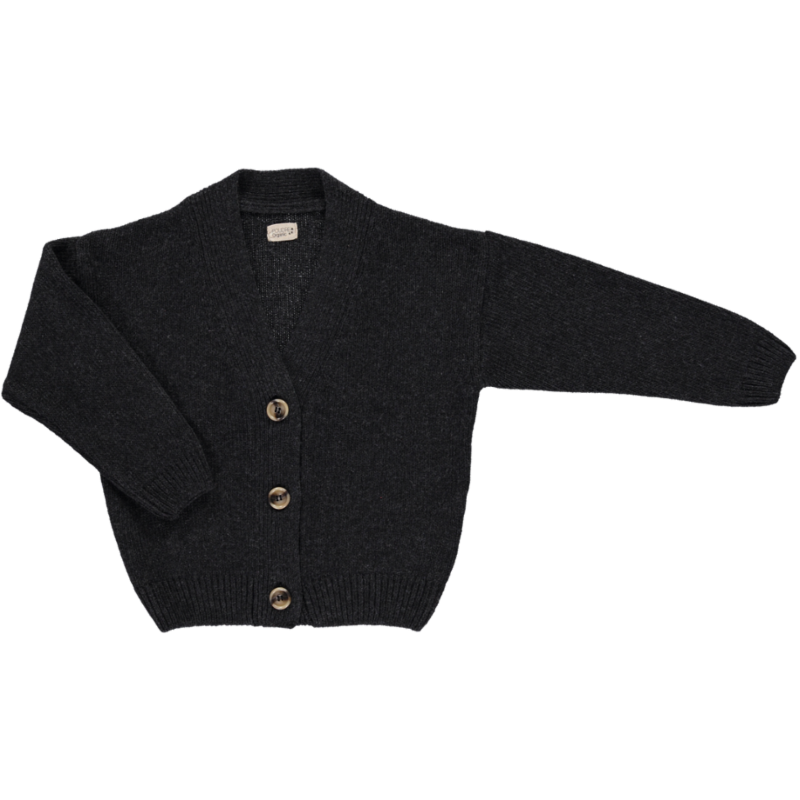 Poudre Organic CARDIGAN ACACIA Anthracite