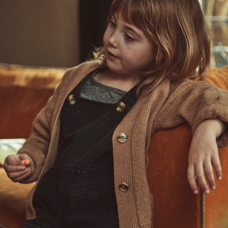 Poudre Organic CARDIGAN ACACIA Camel