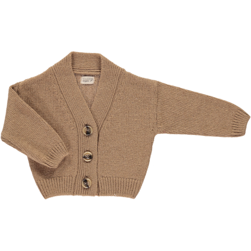 poudre organic CARDIGAN ACACIA Camel