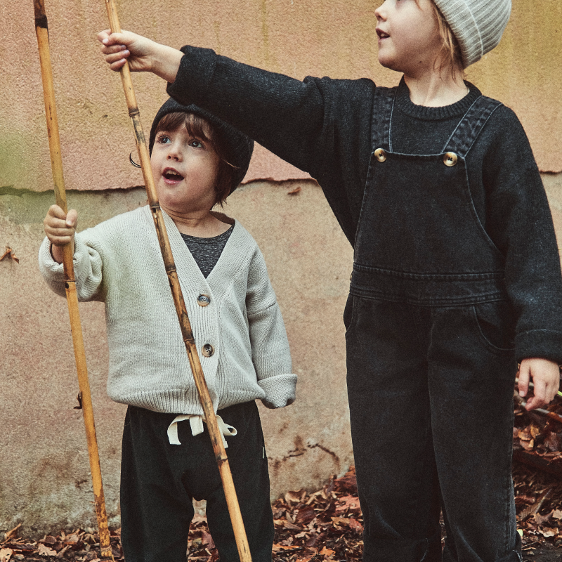 Poudre Organic CARDIGAN ACACIA Écru