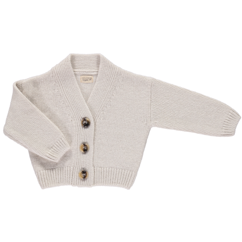 poudre organic CARDIGAN ACACIA Écru