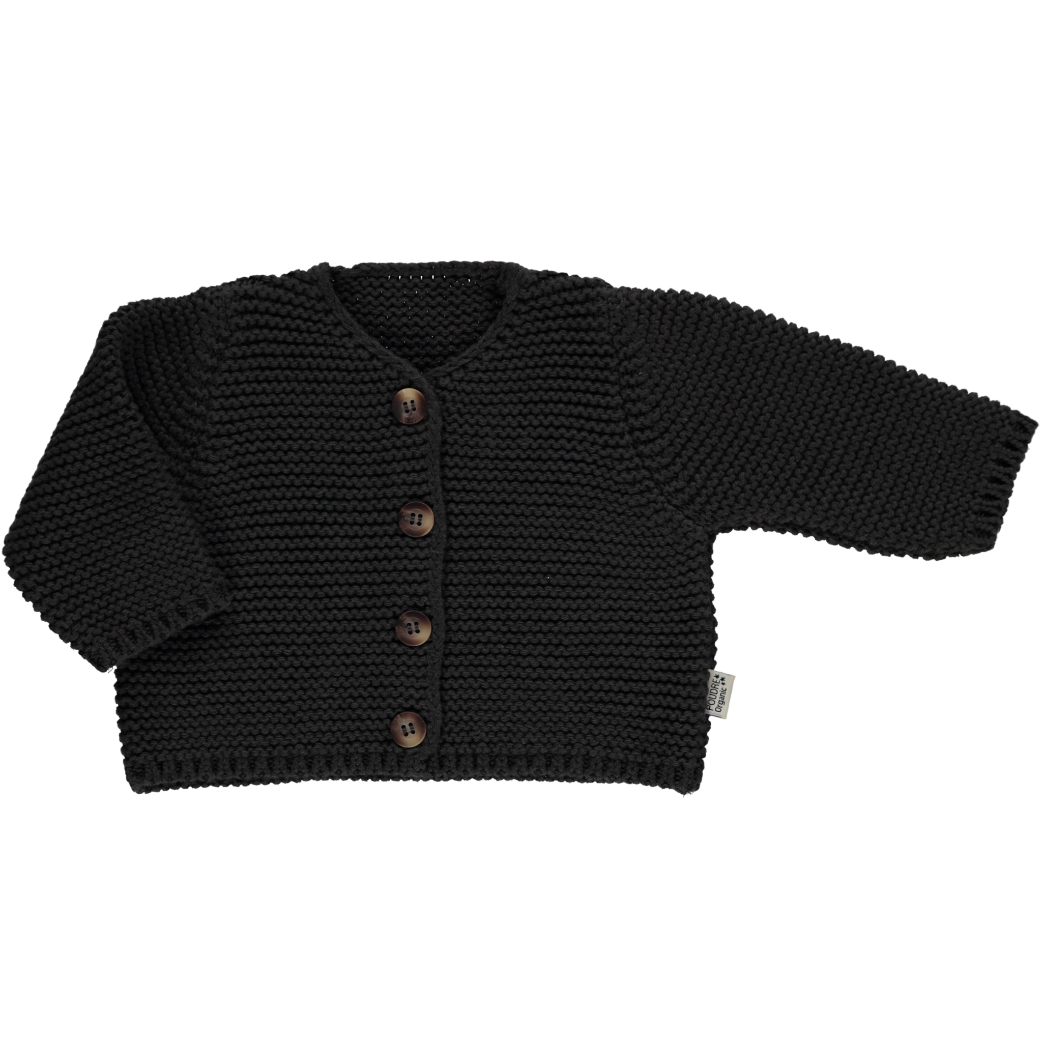 poudre organic CARDIGAN ASTER Pirate Black