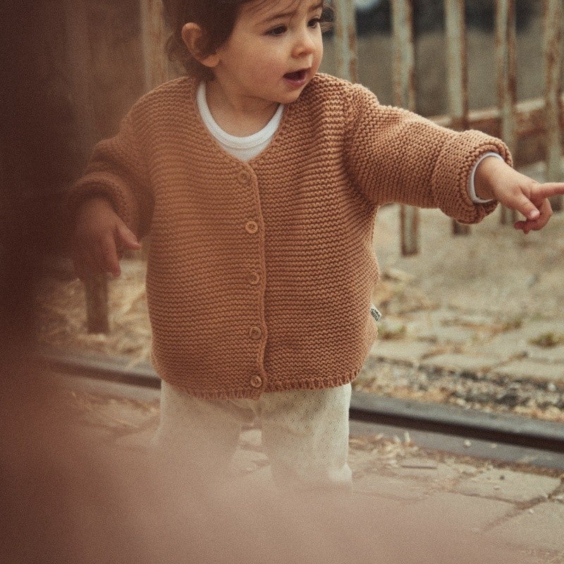 Poudre Organic CARDIGAN ASTER Tan