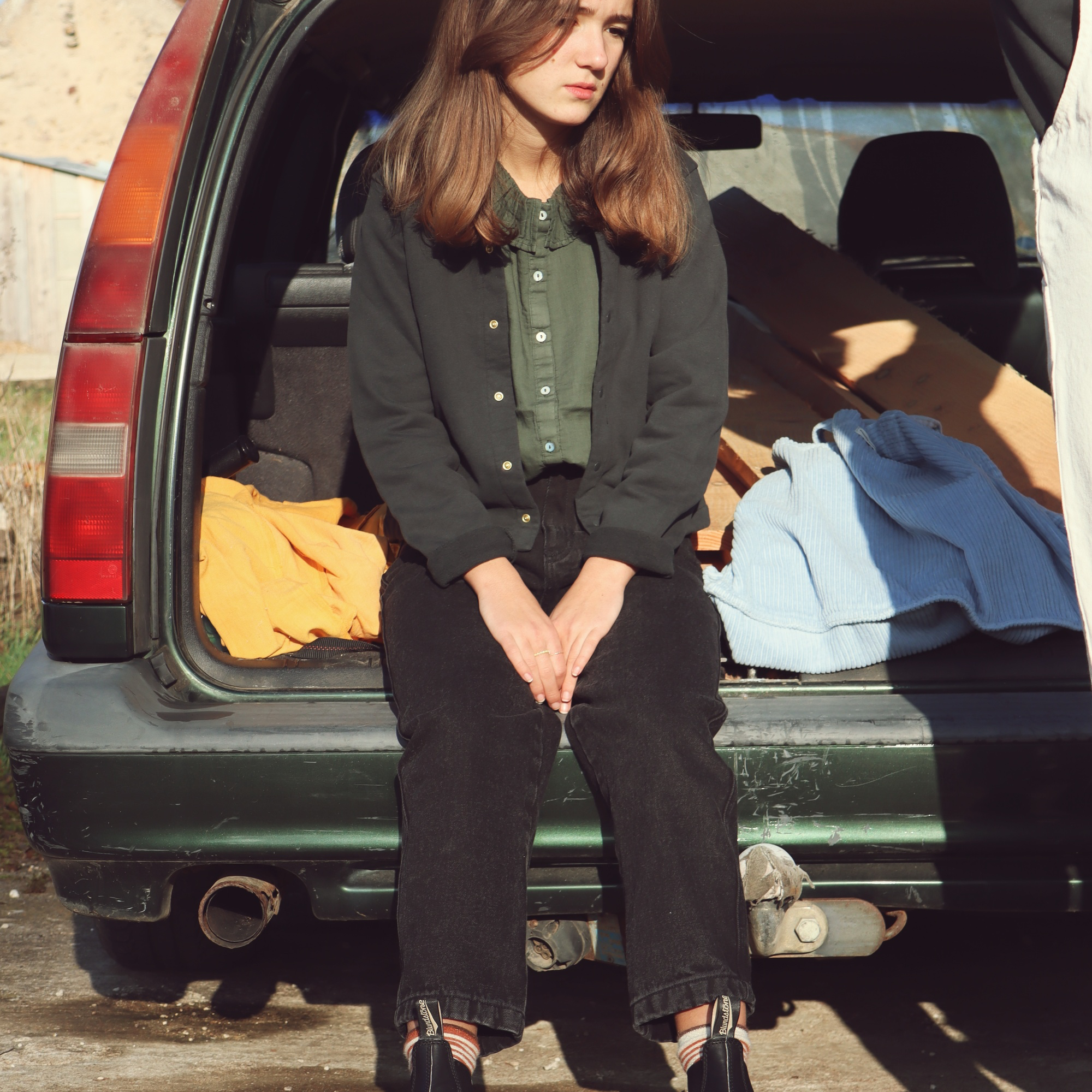 Poudre Organic CARDIGAN CAMOMILLE Pirate Black