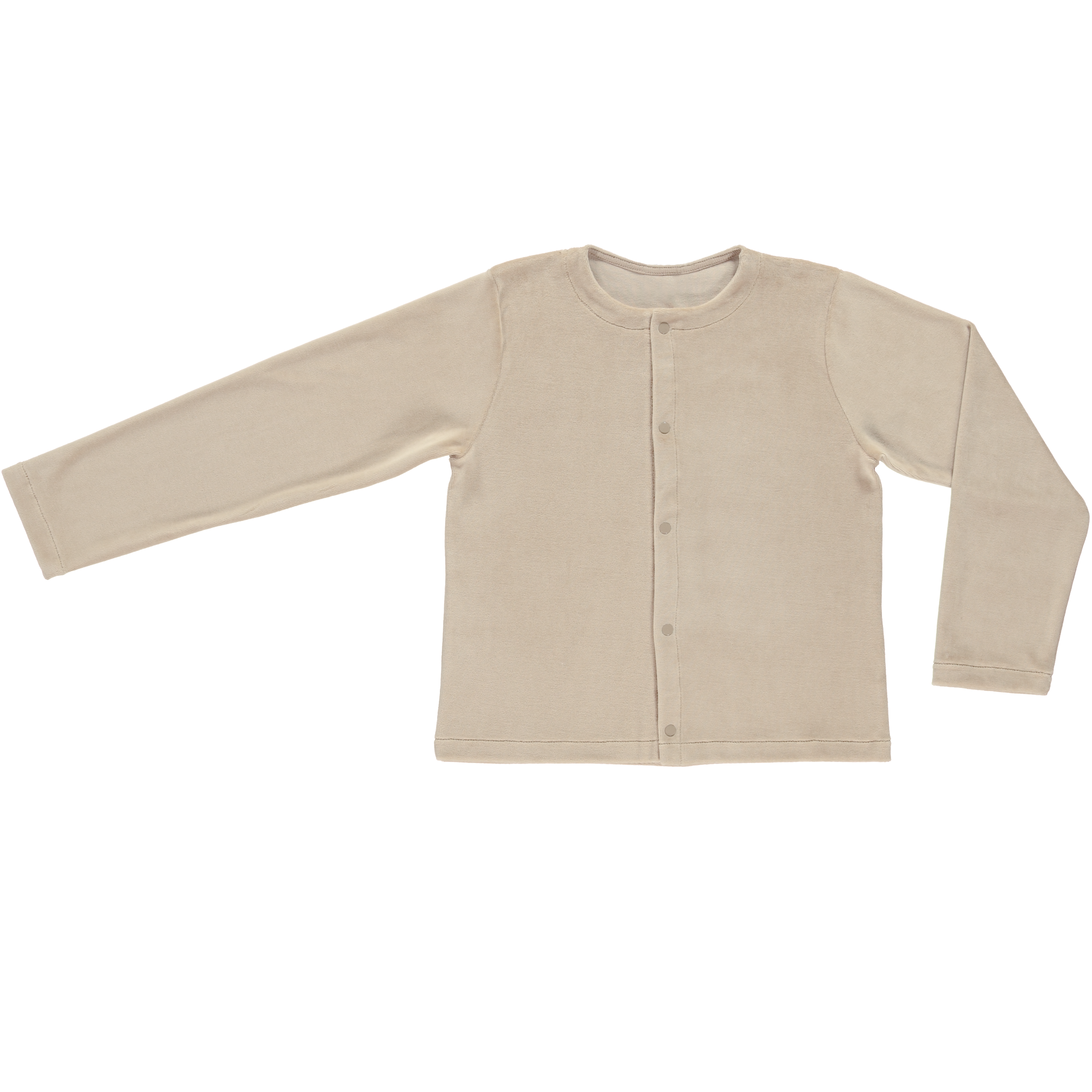 poudre organic CARDIGAN CAMOMILLE VELOURS Biscotti