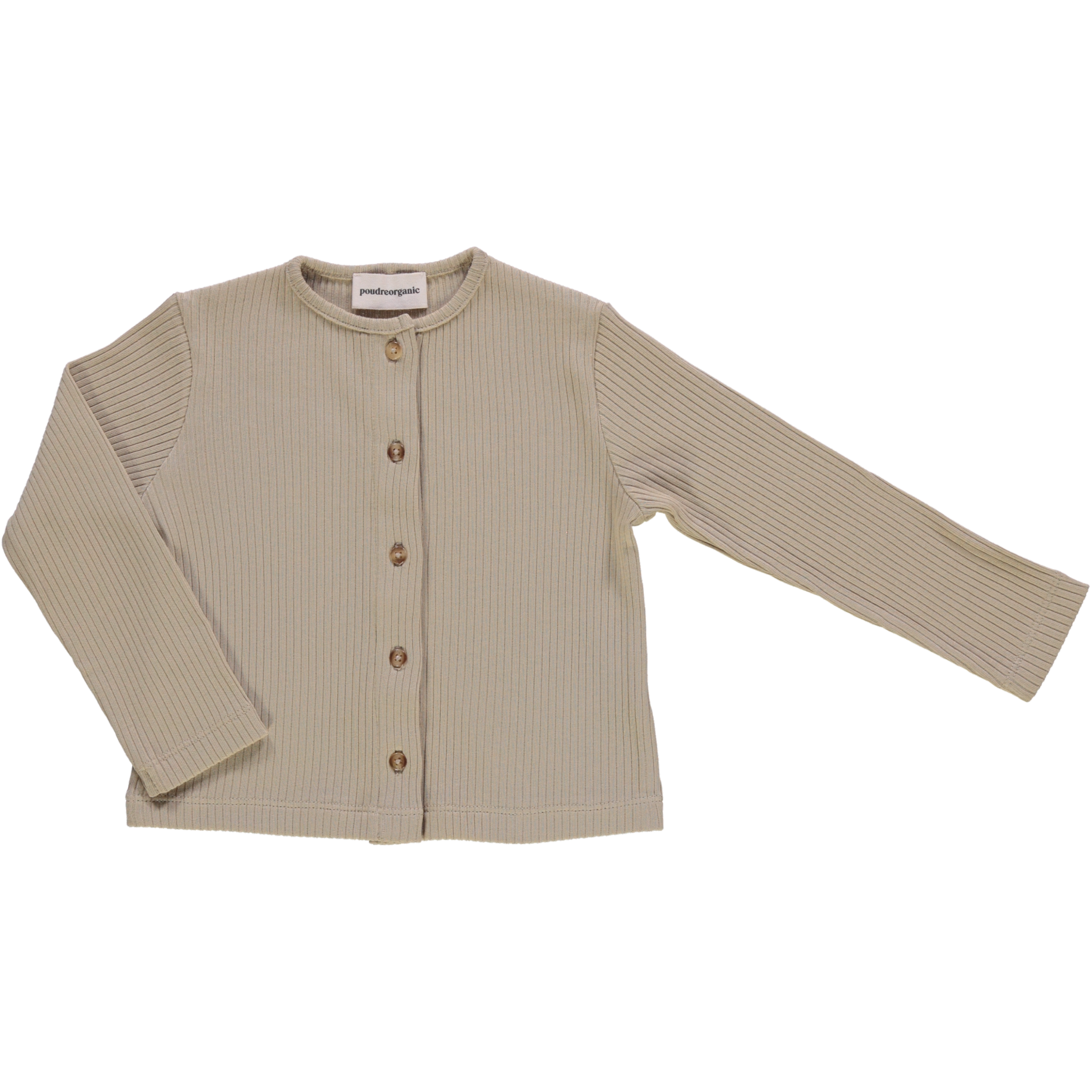 poudre organic CARDIGAN HELENIE Olive Gray