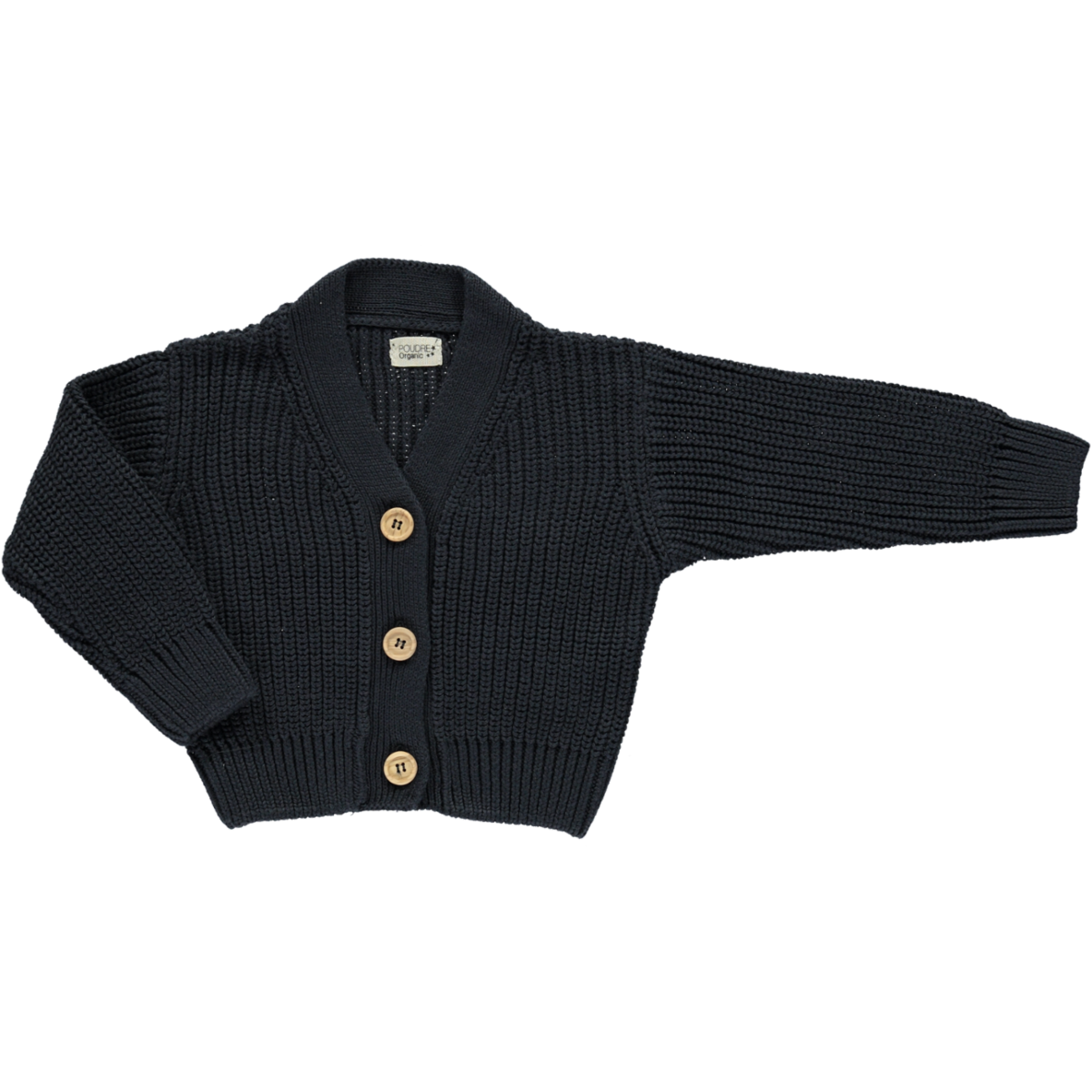 poudre organic CARDIGAN MATÉ Charbon