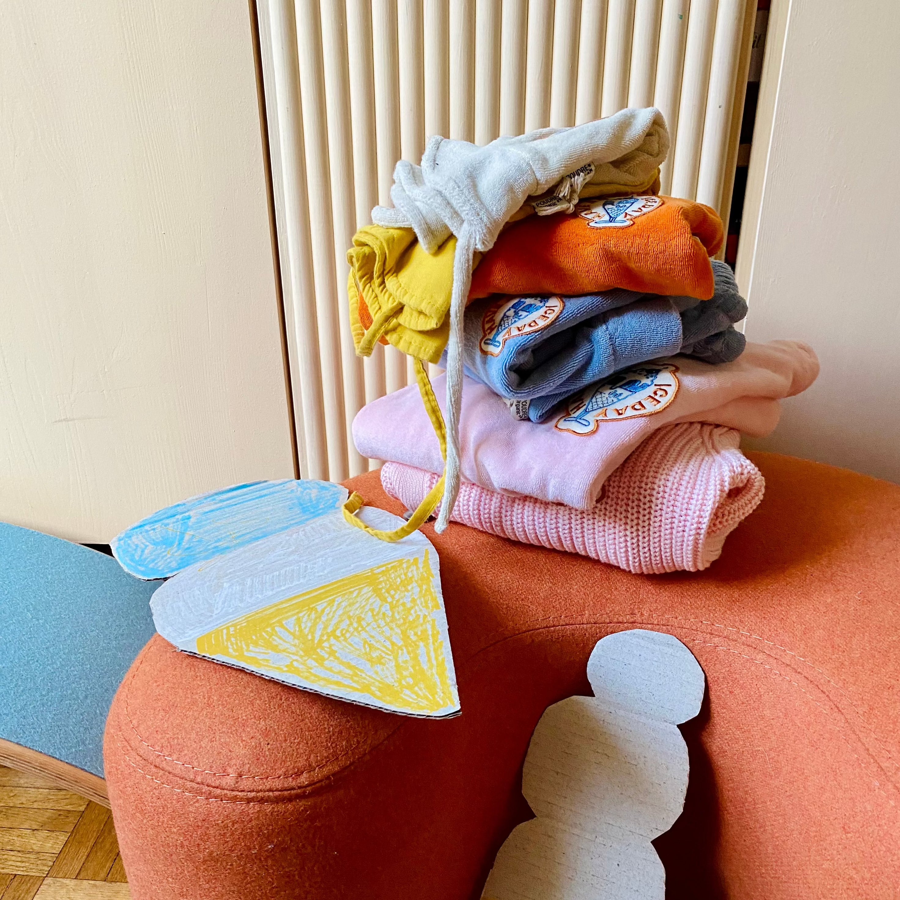 Poudre Organic CARDIGAN MATÉ ICE-CREAM Rose Pastel