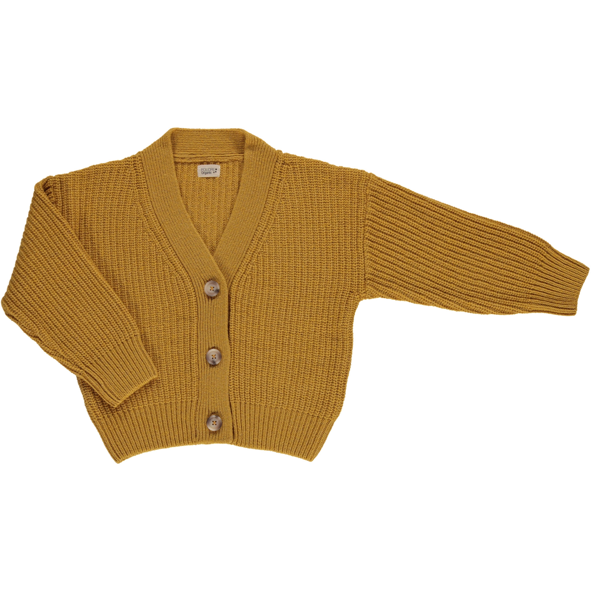 Poudre Organic CARDIGAN MATÉ LAINE Moutarde