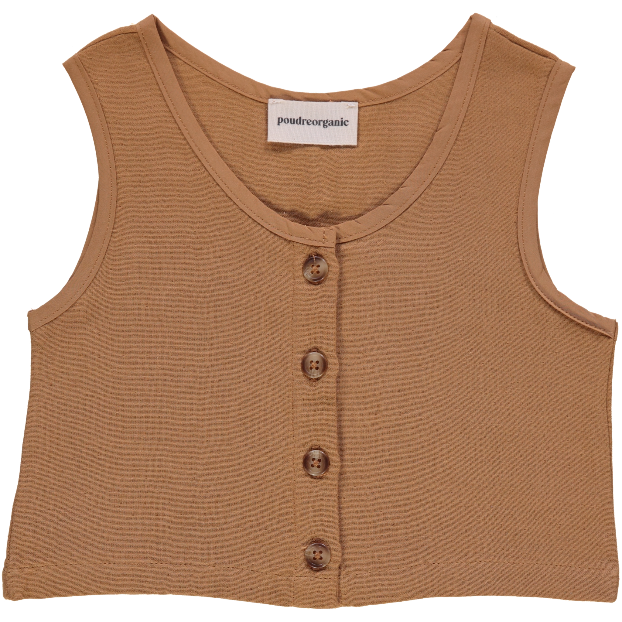poudre organic DÉBARDEUR DILLE KIDS Bone Brown