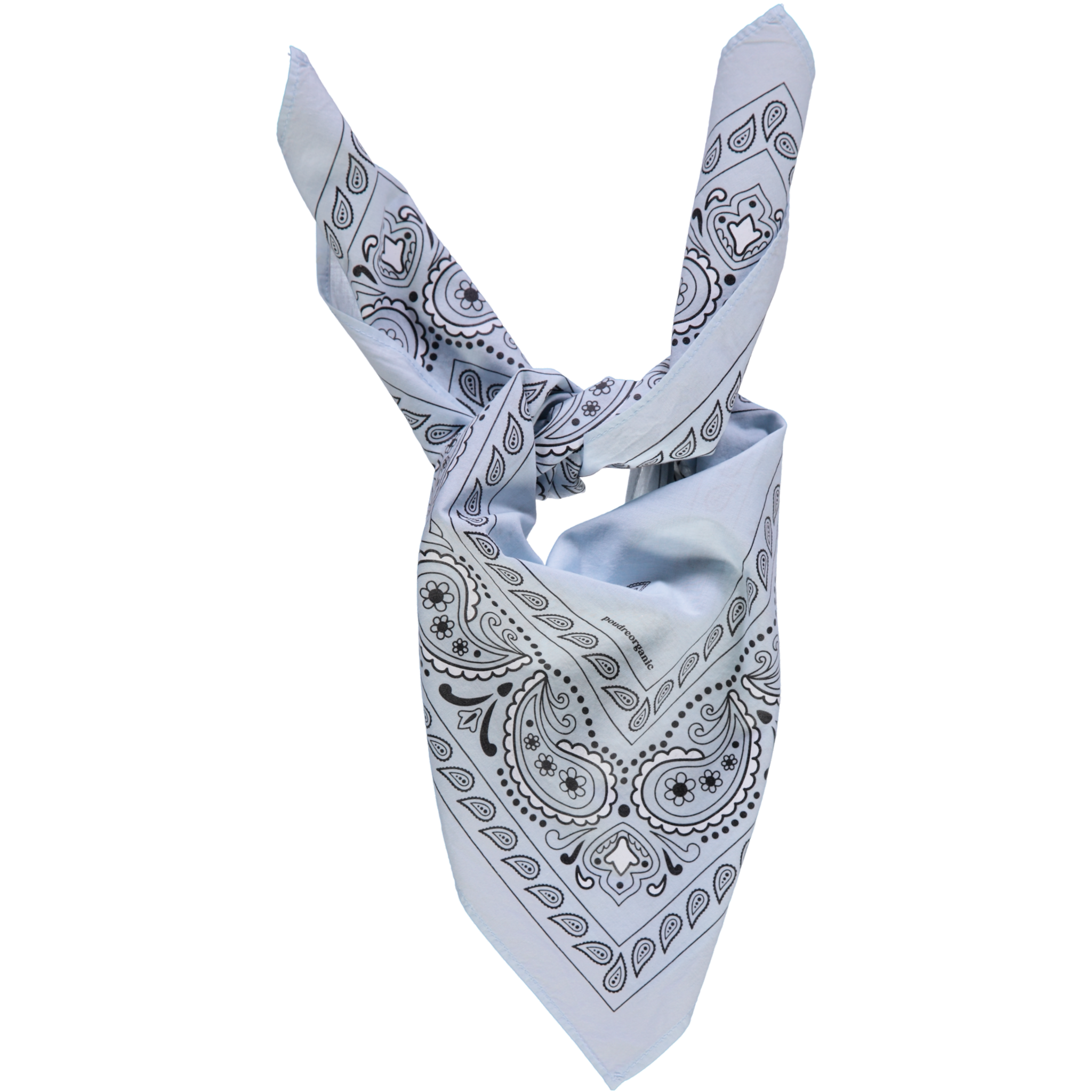 poudre organic FOULARD BANDANA Baby Blue