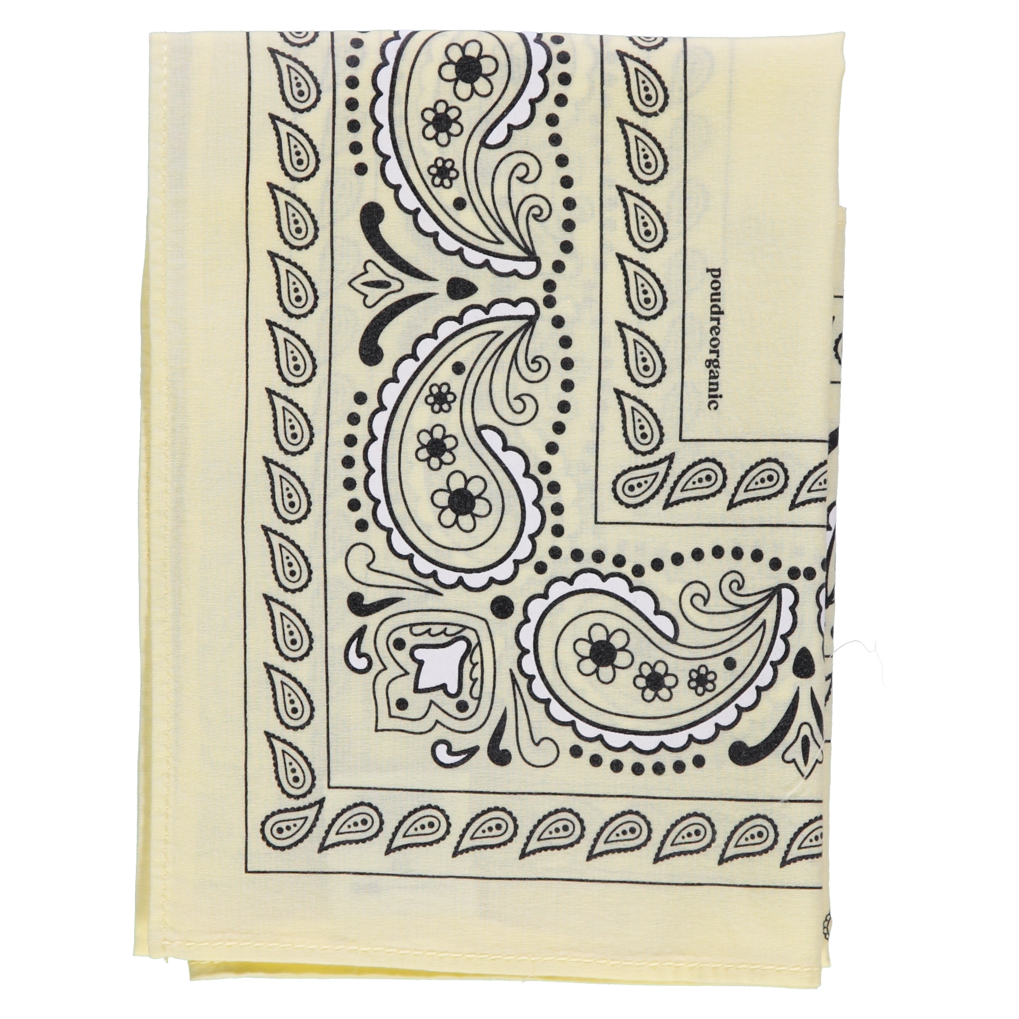 Poudre Organic FOULARD BANDANA Pastel Yellow
