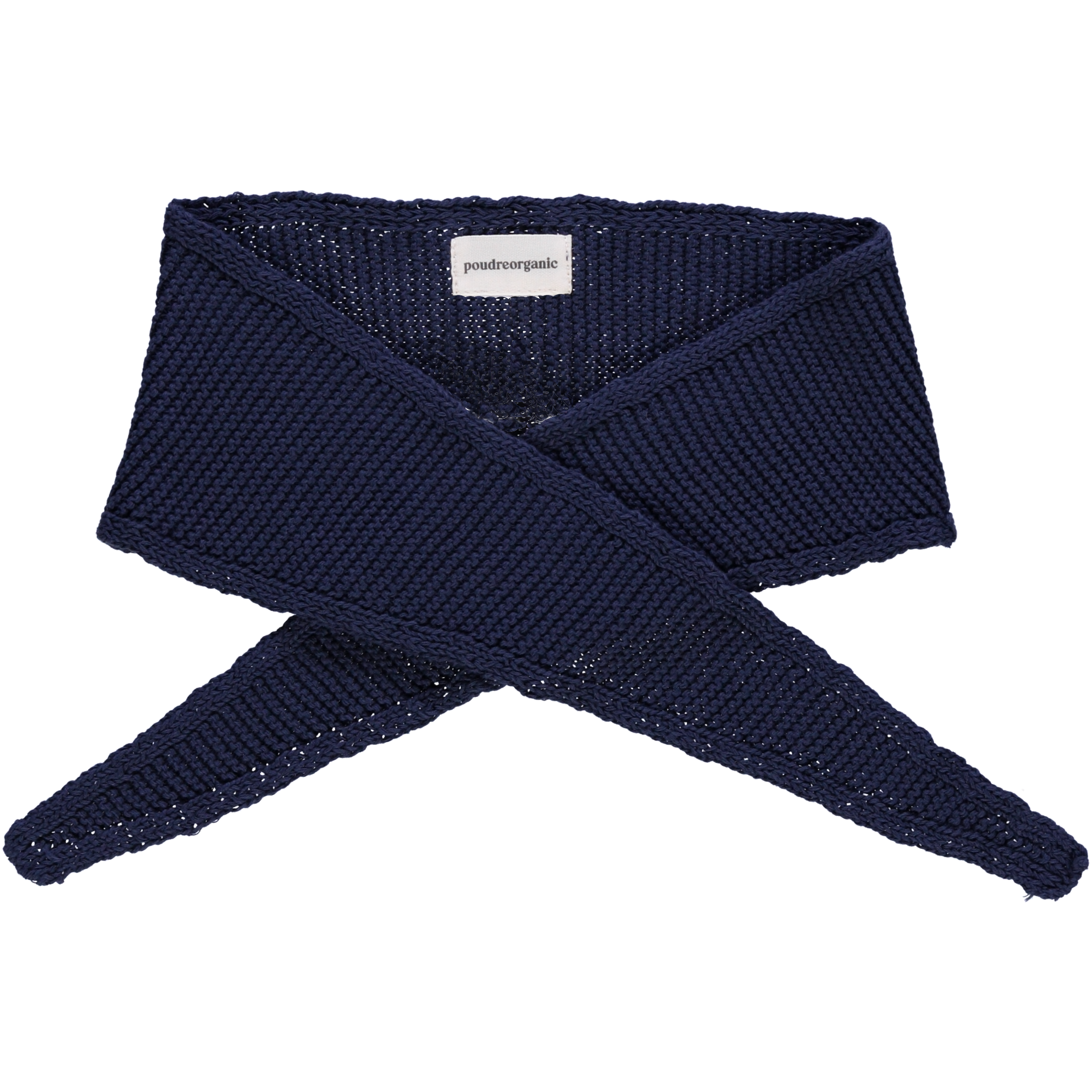 poudre organic FOULARD SCARF COTON Marine