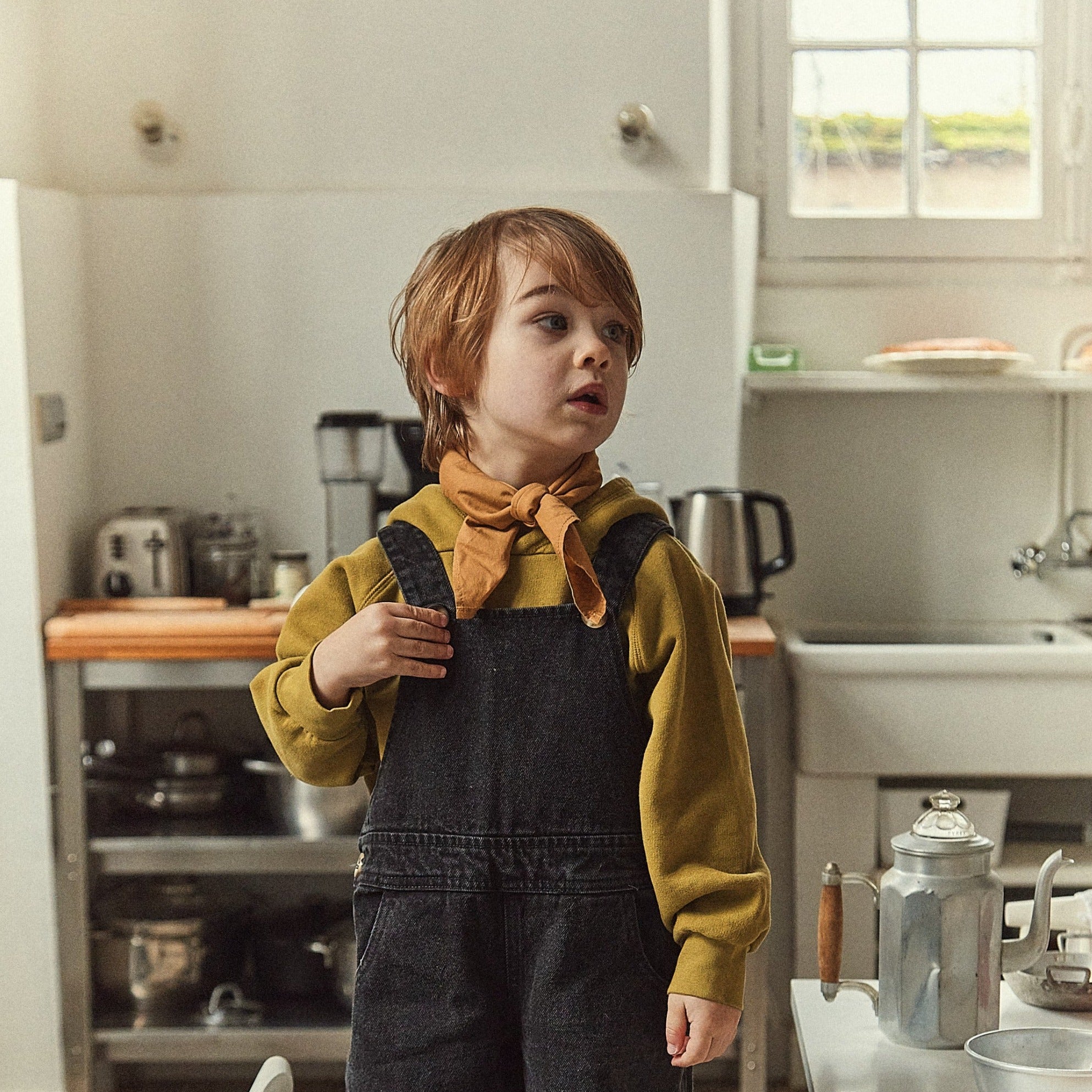 Poudre Organic FOULARD TOURNESOL BRODÉ Dijon