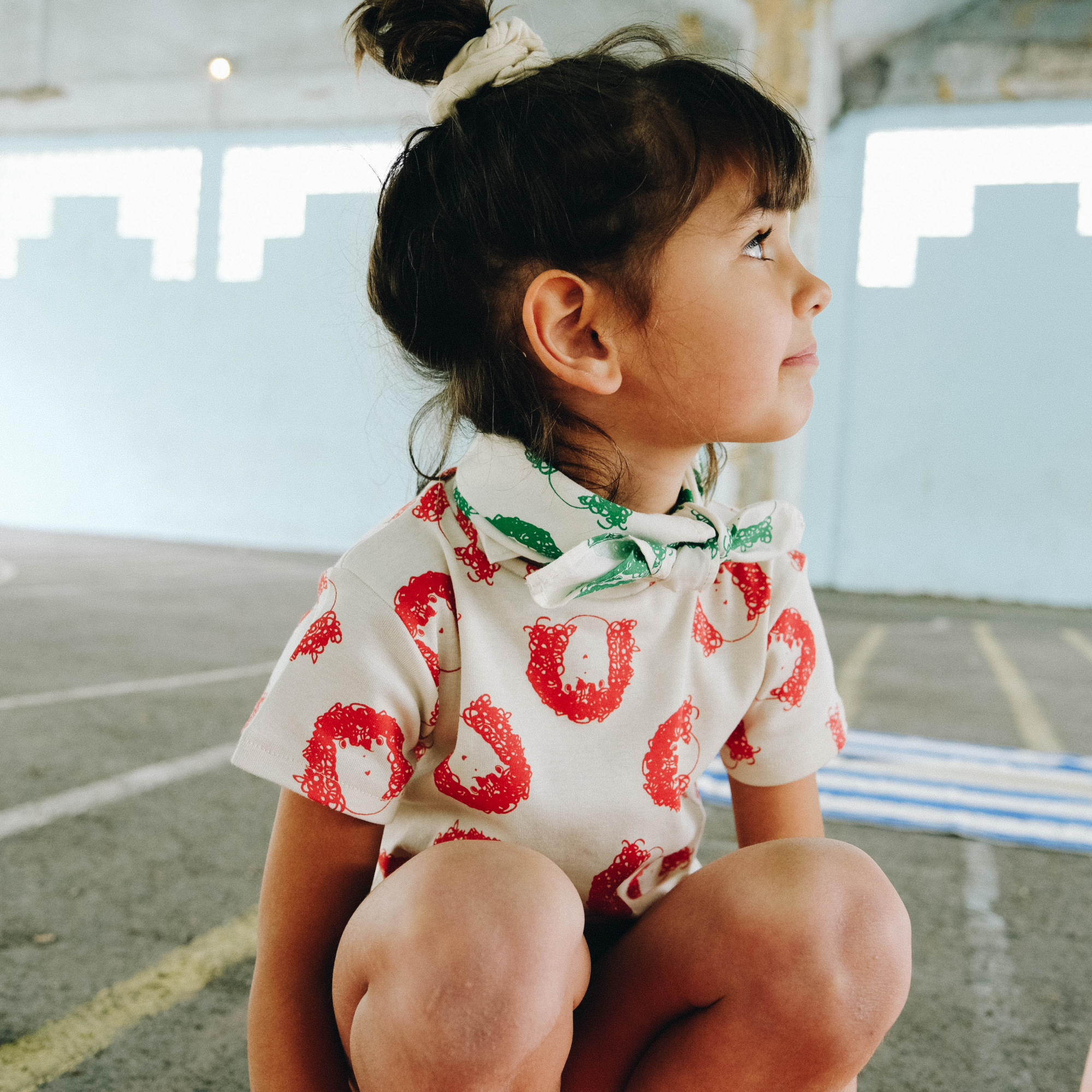 Poudre Organic FOULARD TOURNESOL ERNESTO Vert