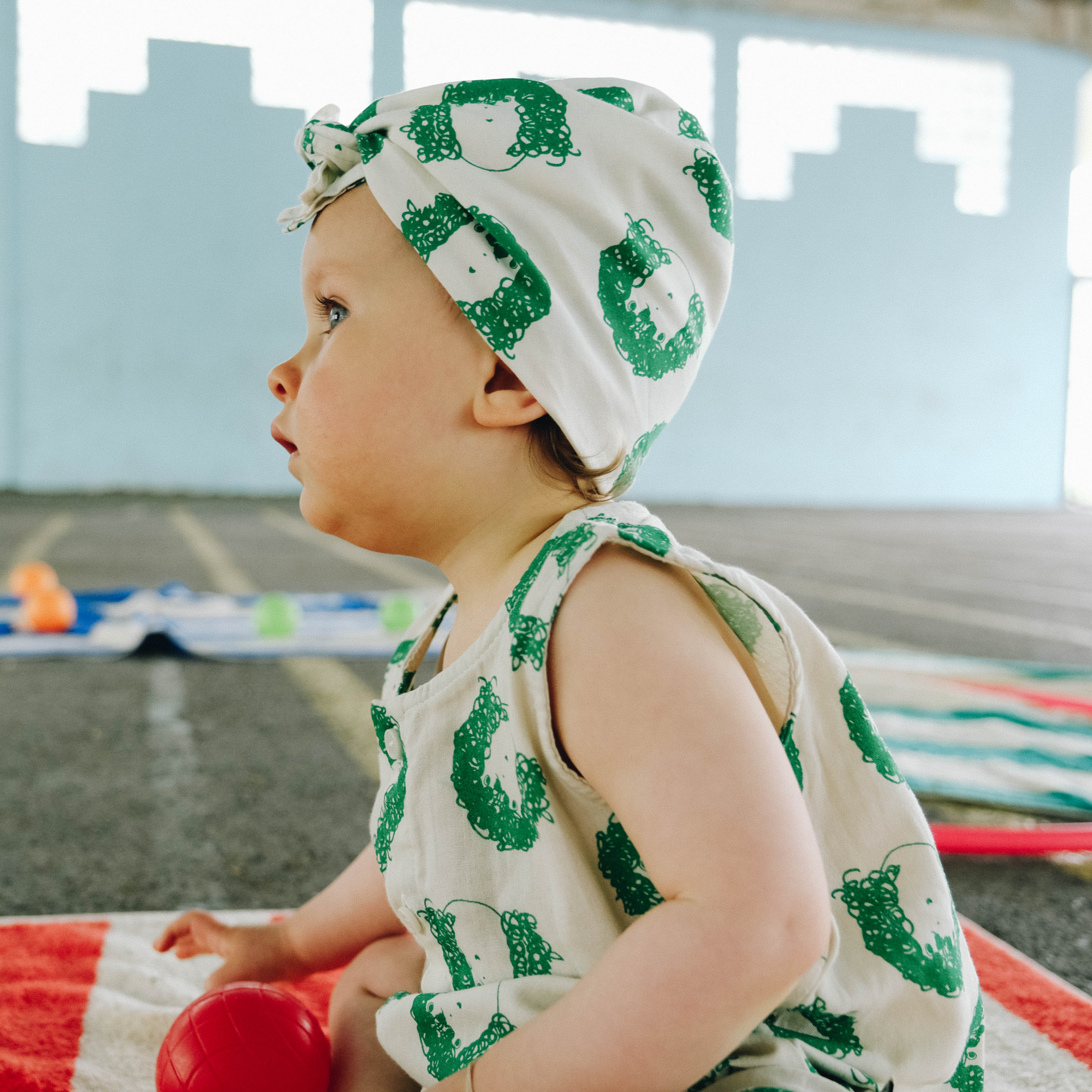 Poudre Organic FOULARD TOURNESOL ERNESTO Vert