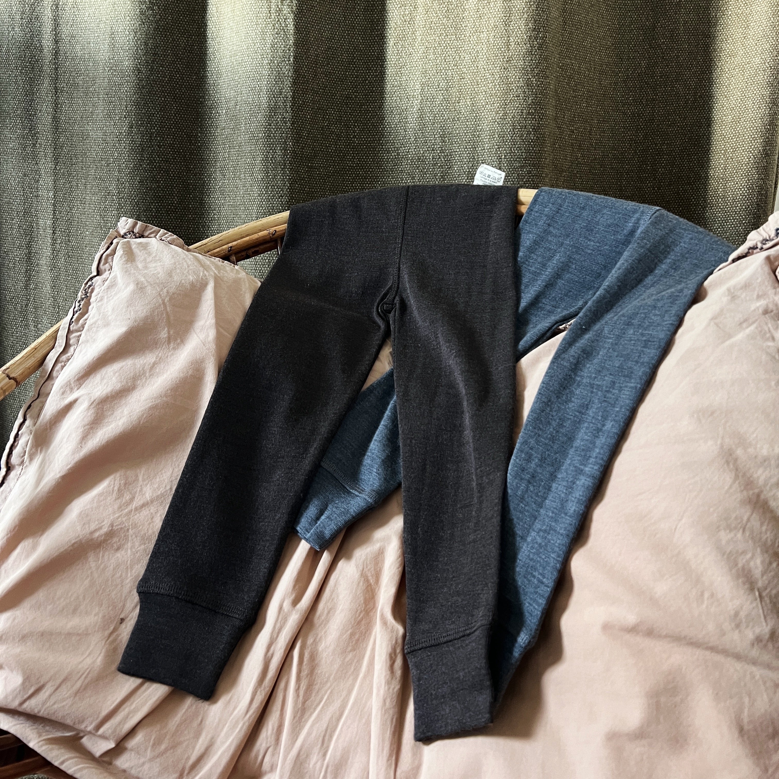 Poudre Organic LEGGING BASILIC MÉRINOS Gris Chiné