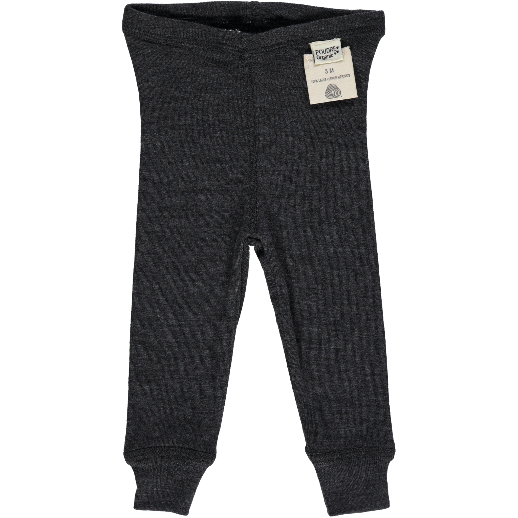 poudre organic LEGGING BASILIC MÉRINOS Gris Chiné