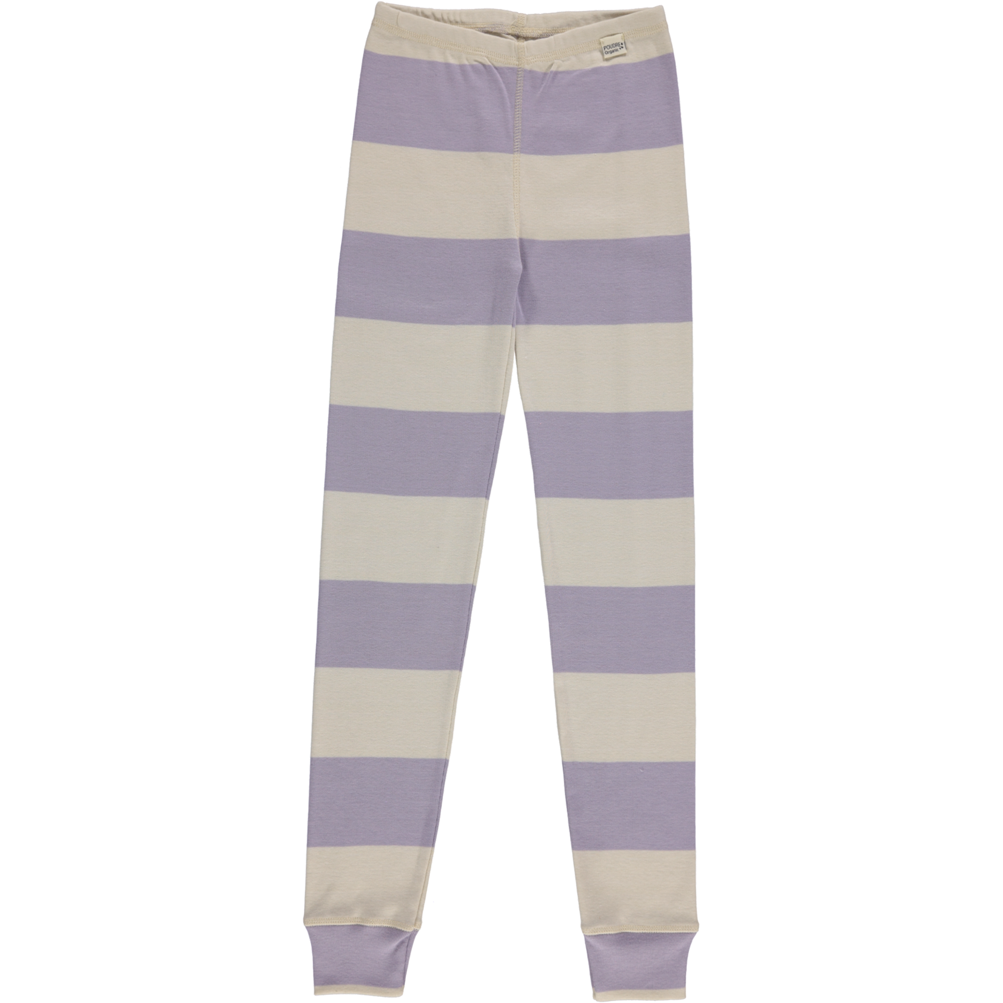 poudre organic LEGGINGS BASILIC Rayures Lavender