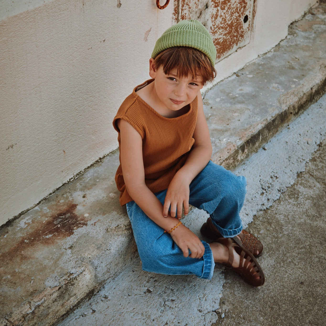 Poudre Organic PANTALON POMELOS Denim Blue