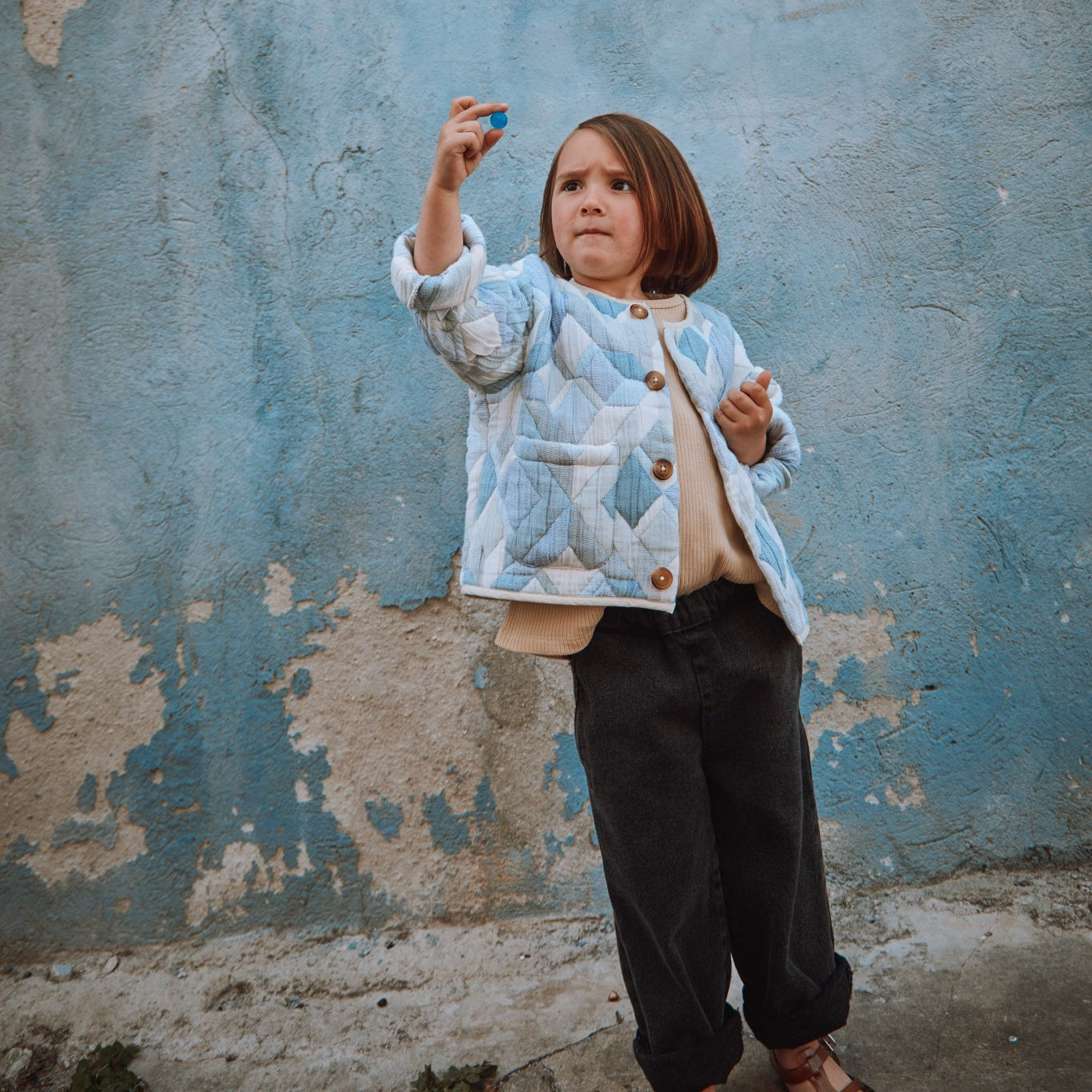 Poudre Organic PANTALON POMELOS Denim Noir