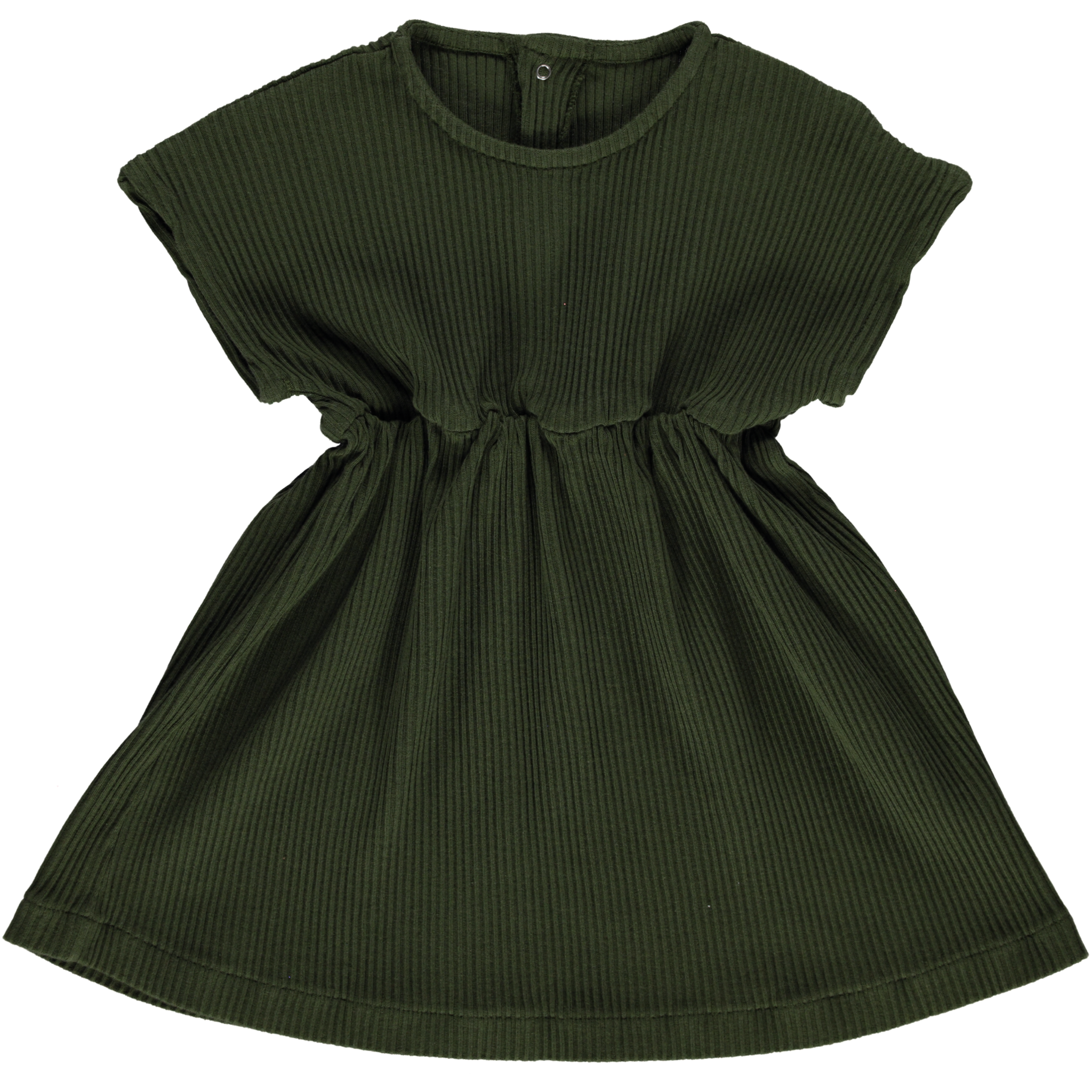 poudre organic ROBE DAHLIA CÔTELÉ Forest Green