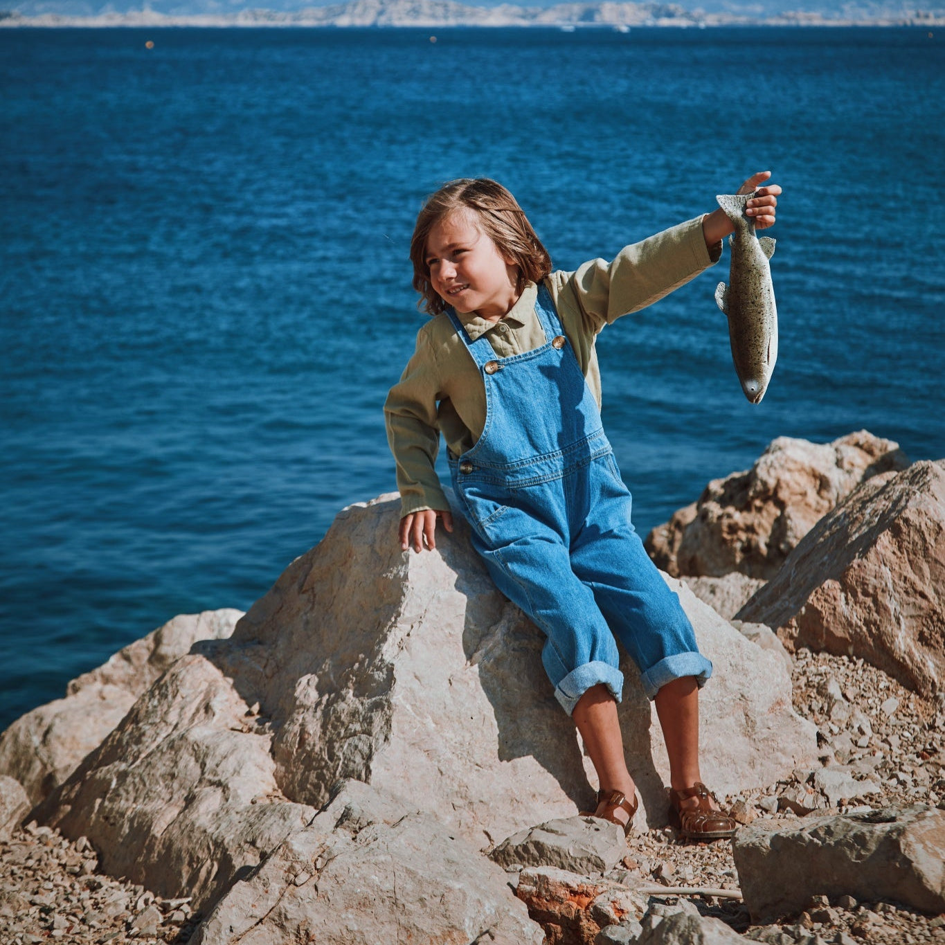 Poudre Organic SALOPETTE QUETSCHE Denim Blue