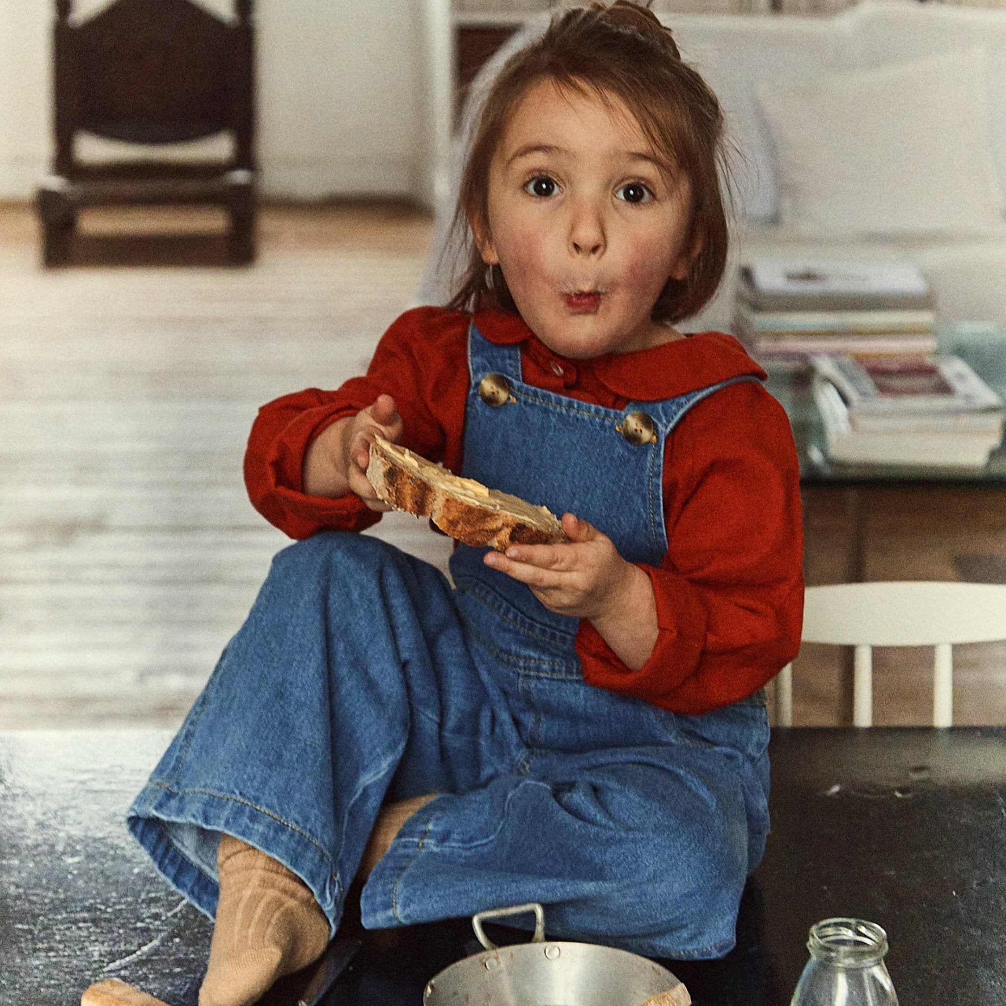 Poudre Organic SALOPETTE QUETSCHE Denim Blue