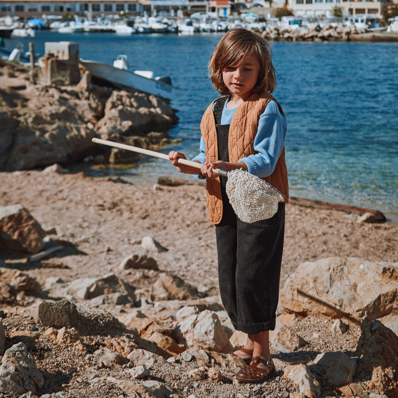 Poudre Organic SALOPETTE QUETSCHE Denim Noir