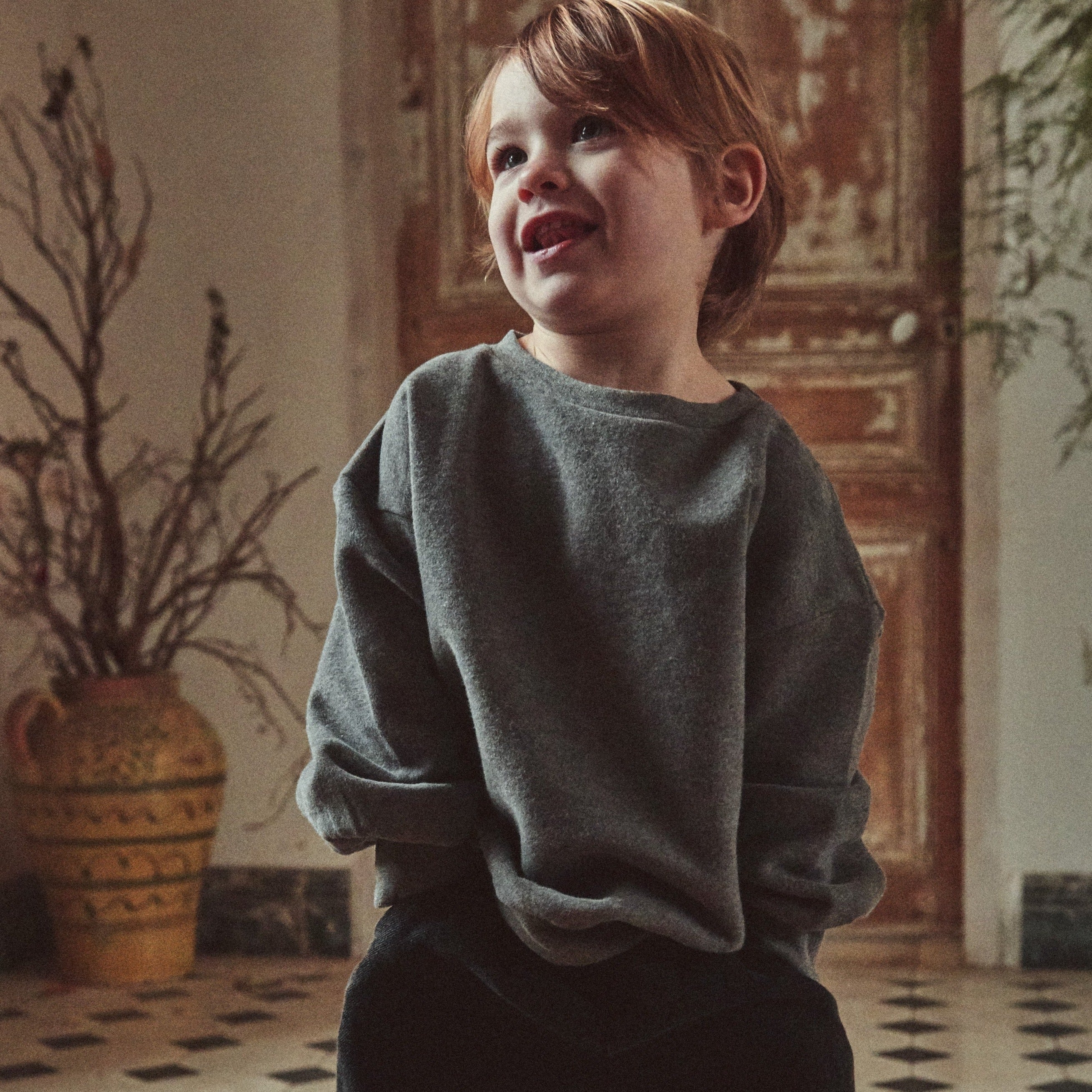 Poudre Organic SWEATSHIRT JOJOBA Anthracite
