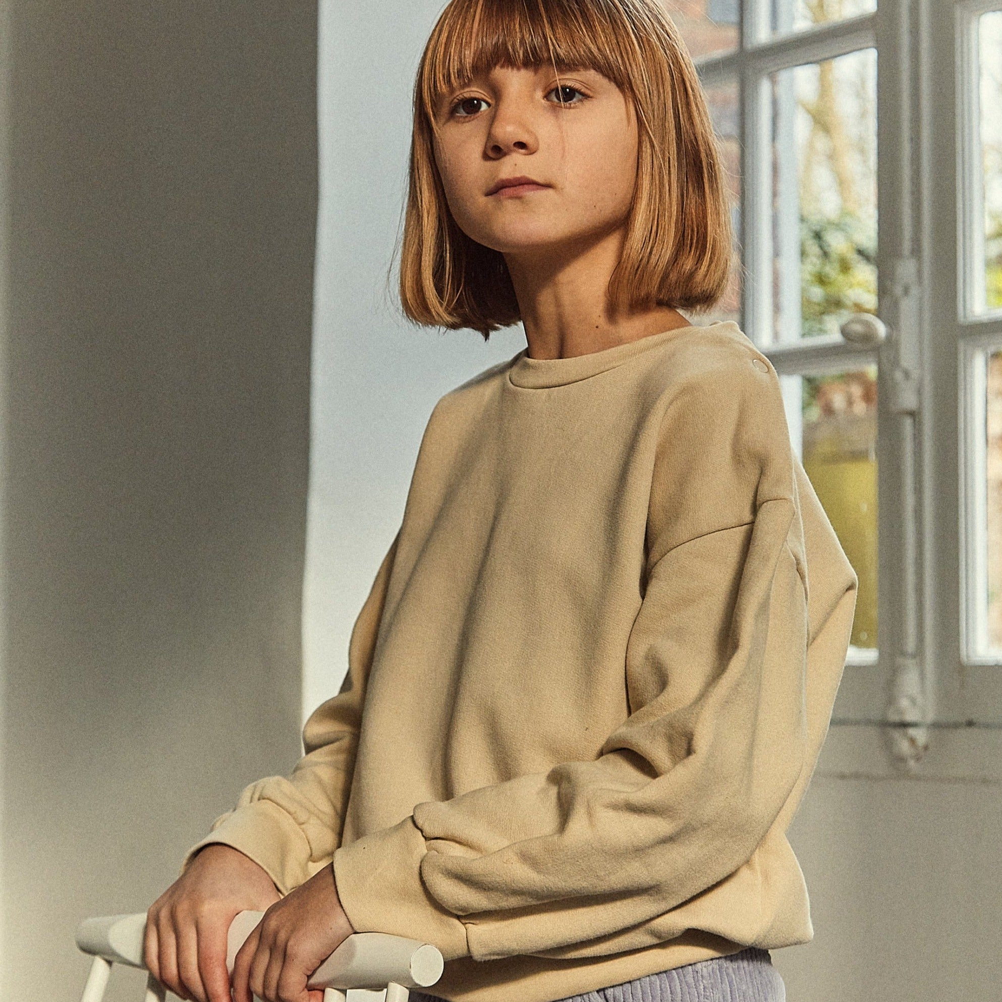 Poudre Organic SWEATSHIRT JOJOBA Biscotti