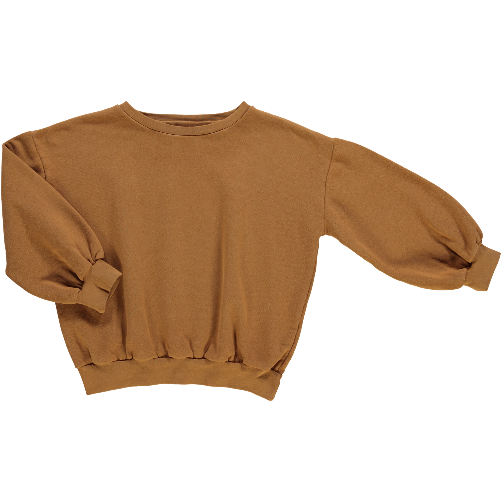 poudre organic SWEATSHIRT JOJOBA Bone Brown