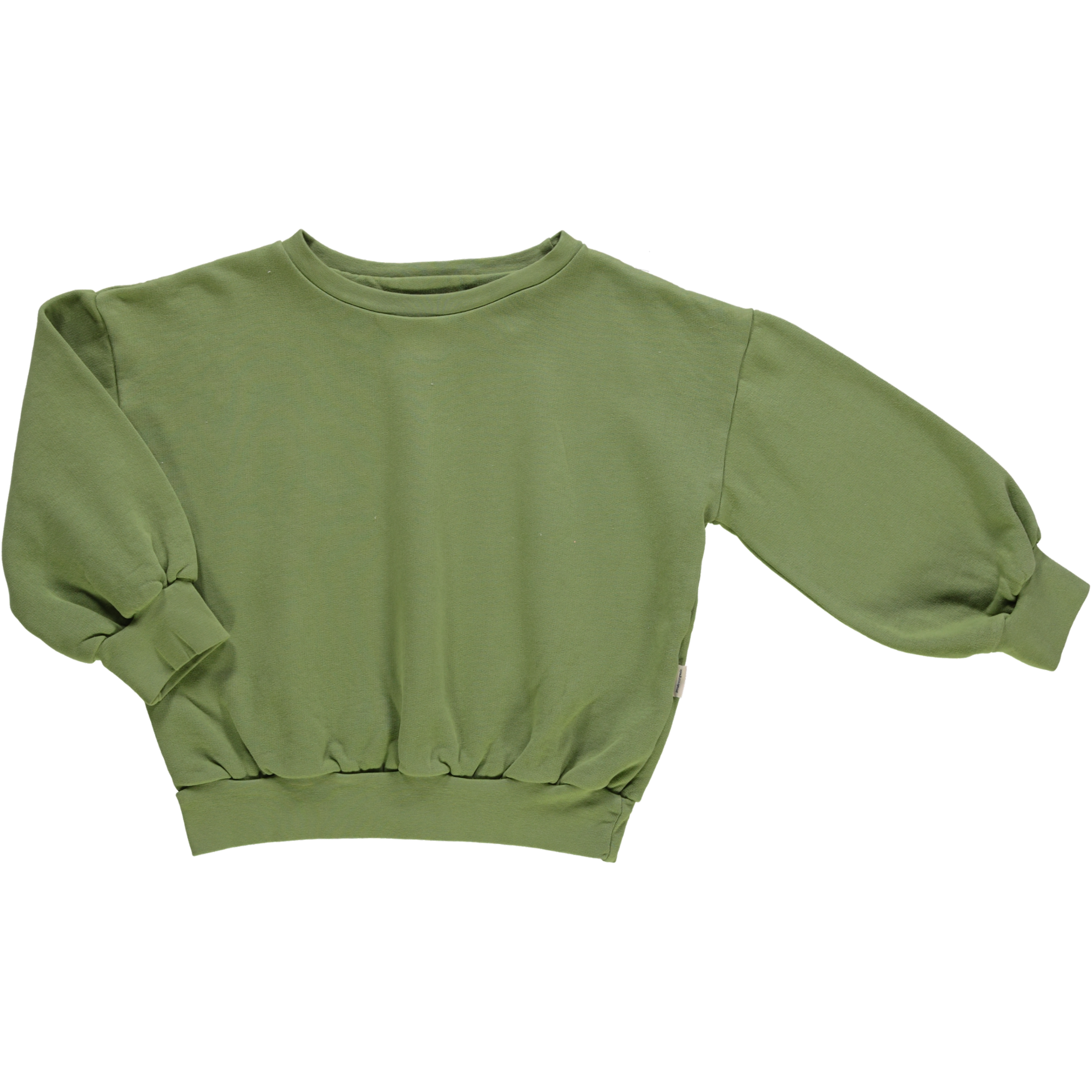 poudre organic SWEATSHIRT JOJOBA Turtle Green