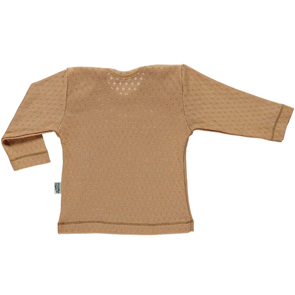 Poudre Organic T-SHIRT BEGONIA AJOURÉ Tan