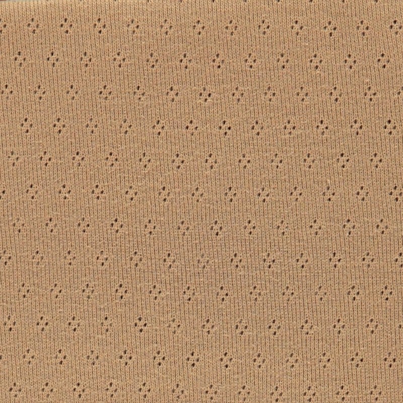 Poudre Organic T-SHIRT BEGONIA AJOURÉ Tan